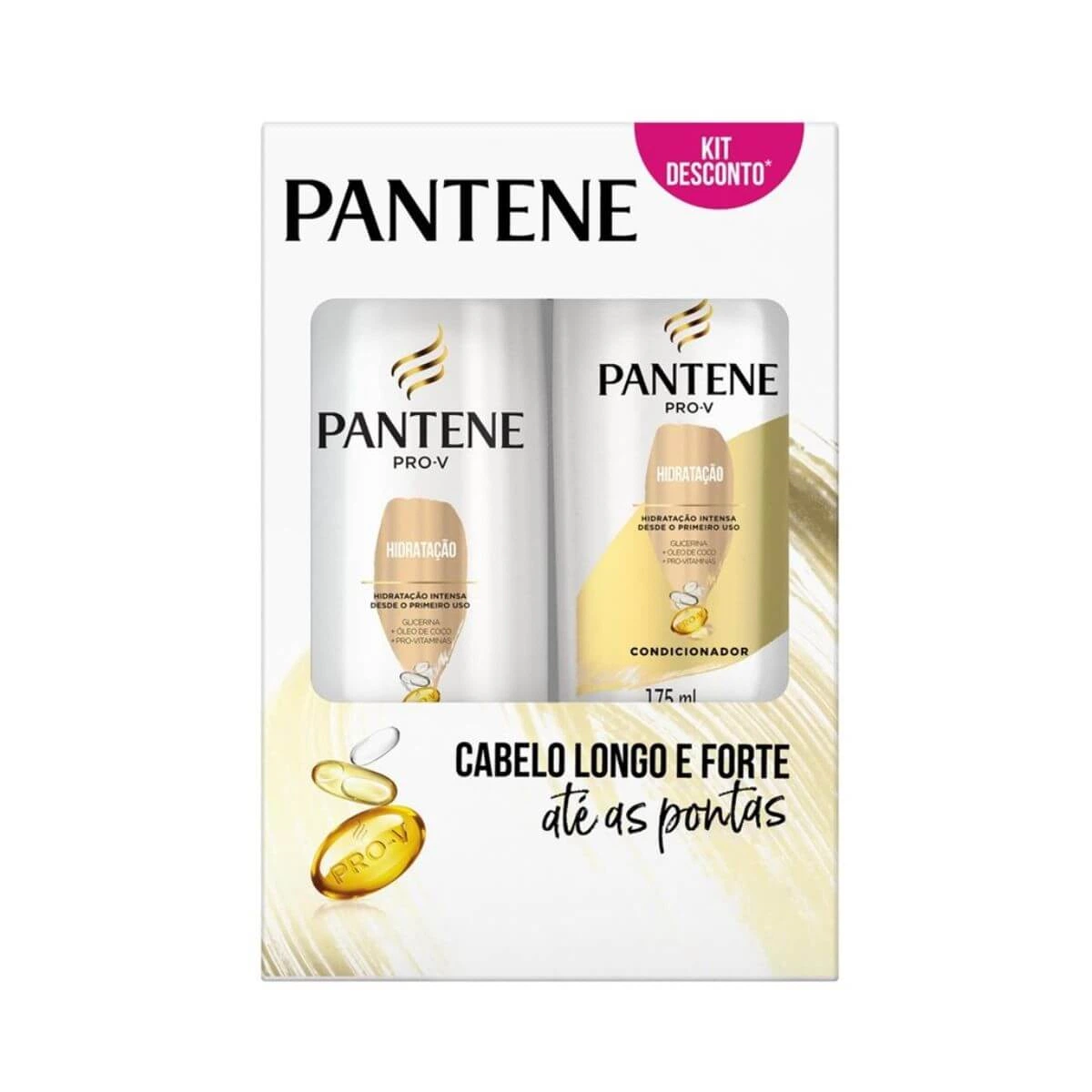 KIT PANTENE HIDRATAÇÃO SHAMPOO 350ML + CONDICONADOR 175ML — Pantene | Farmácia Resyla