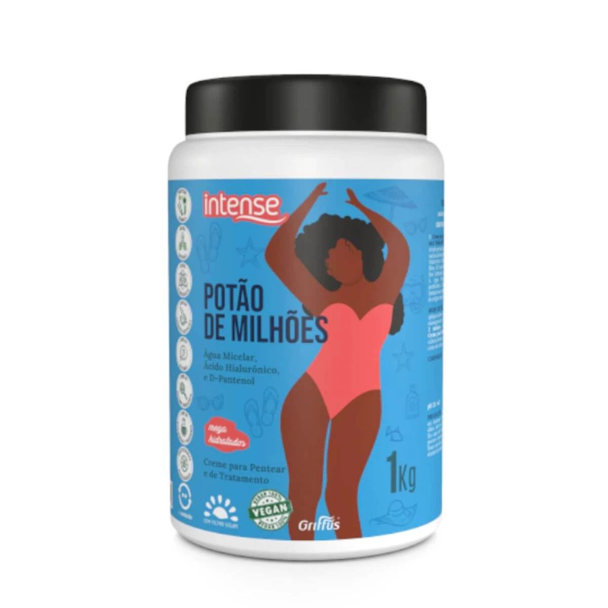 MÁSCARA GRIFFUS INTENSE POTÃO DE MILHÕES 1KG — Griffus | Farmácia Resyla