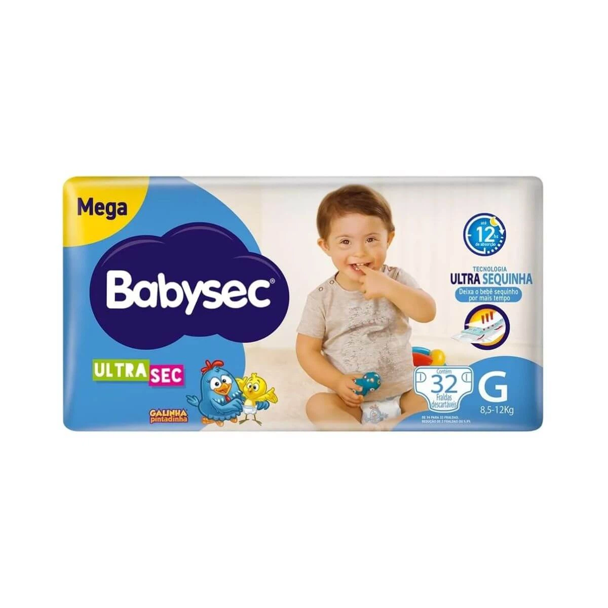 FRALDA BABYSEC ULTRA MEGA G C/32UN — Babysec | Farmácia Resyla
