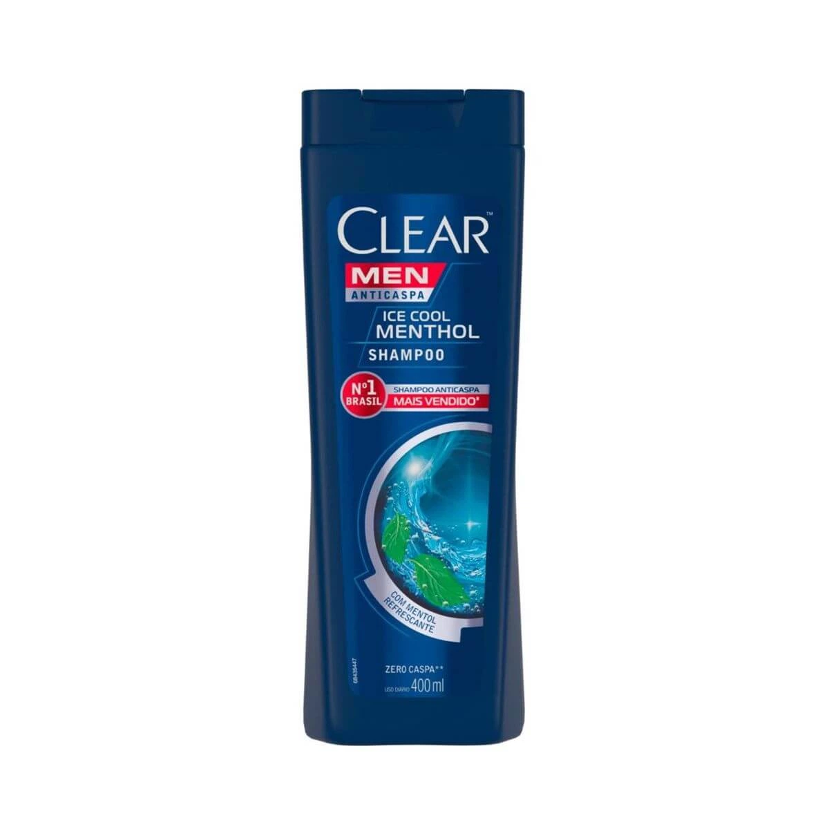 SHAMPOO CLEAR MEN ICE COOL MENTHOL 400ML — Clear | Farmácia Resyla