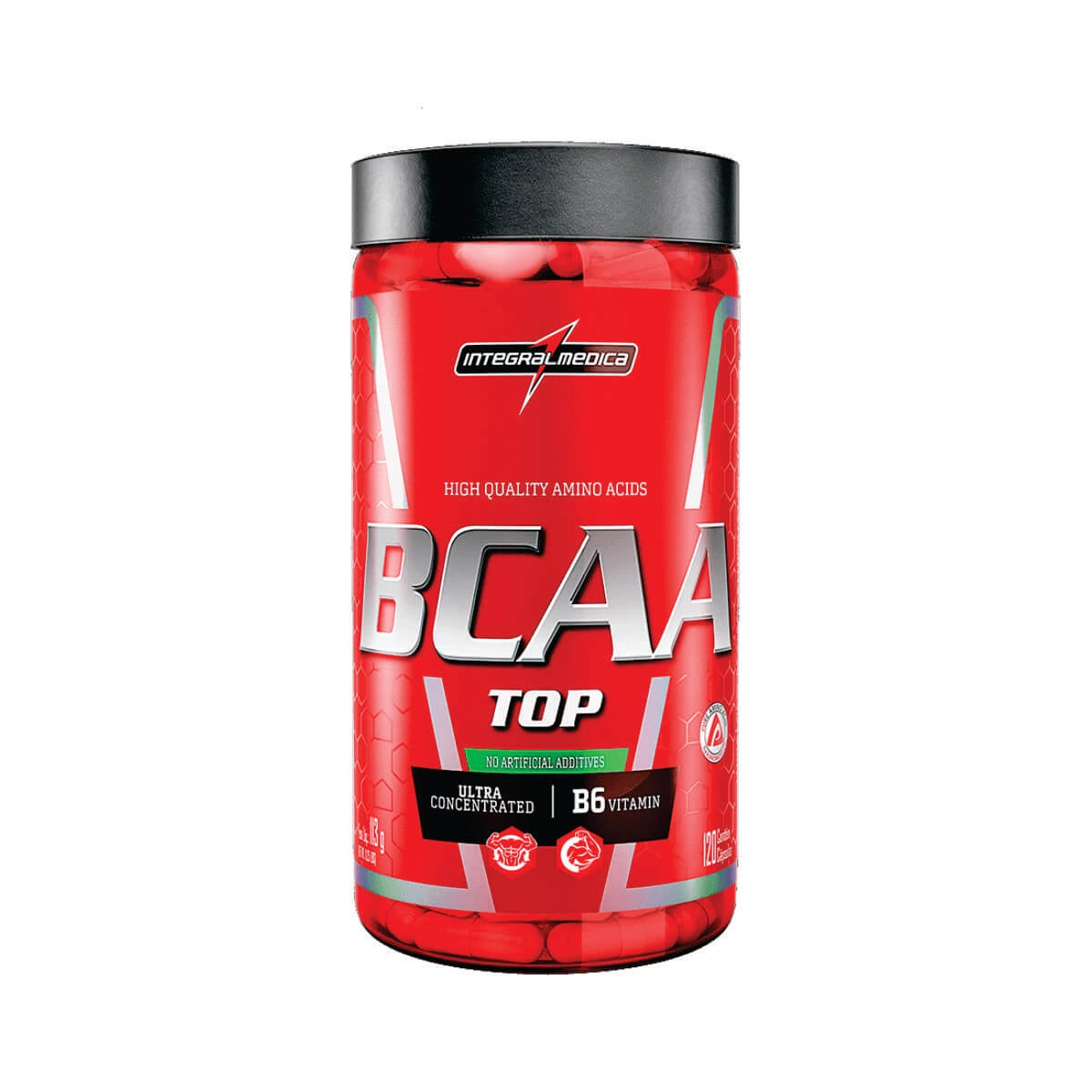 BCAA TOP INTEGRALMEDICA 120CAPS — Integralmedica | Farmácia Resyla