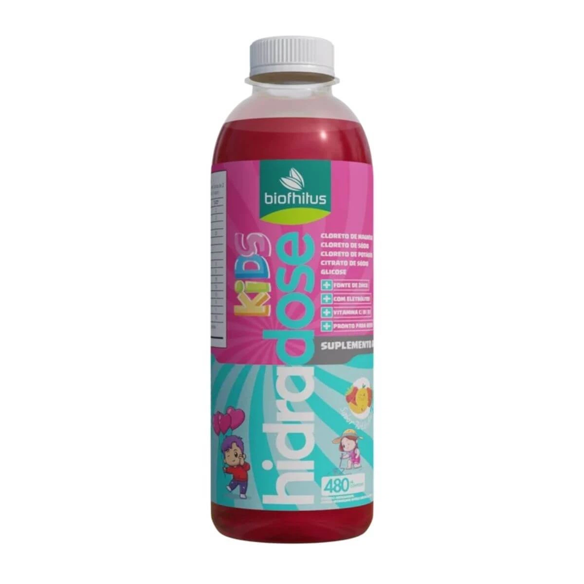 HIDRADOSE KIDS REHIDRATANTE ORAL 480ML TUTTI-FRU - BIOFHITUS — Biofhitus | Farmácia Resyla