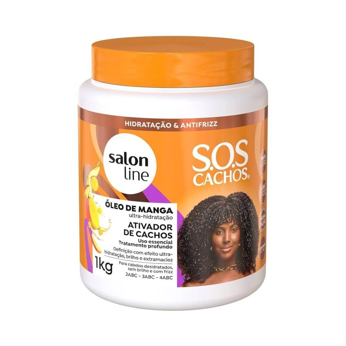 ATIVADOR DE CACHOS SALON LINE S.O.S CACHOS ÓLEO DE MANGA 1KG — Salon Line | Farmácia Resyla