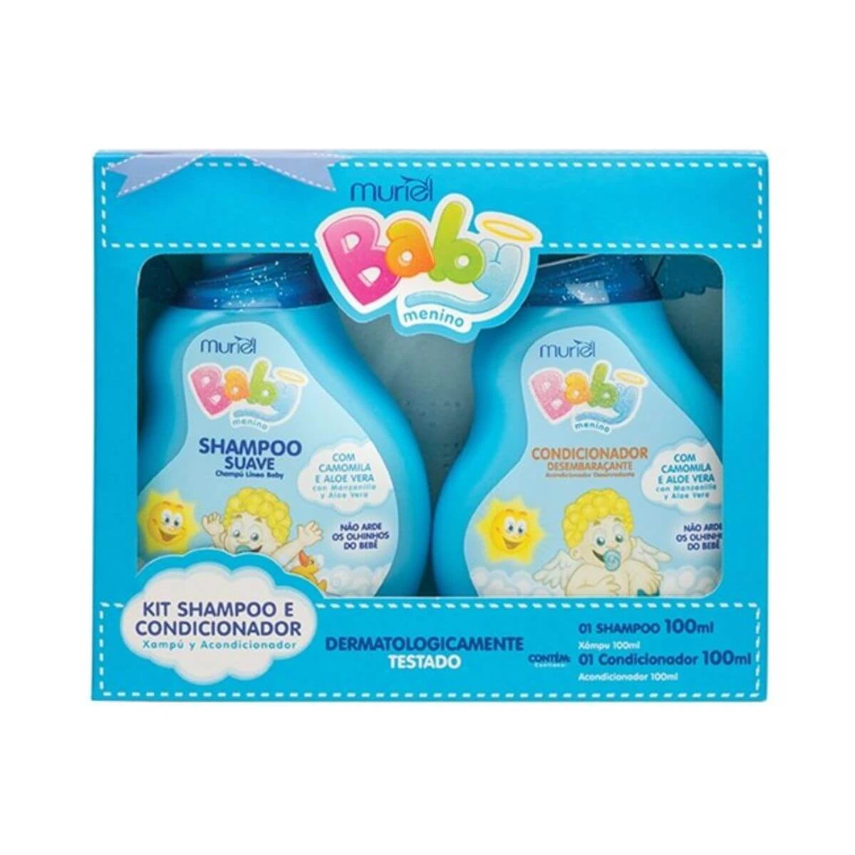 KIT MURIEL BABY SHAMPOO E CONDICIONADOR MENINO 100ML — Muriel | Farmácia Resyla