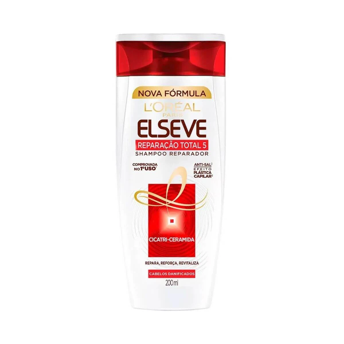 SHAMPOO ELSEVE REPARAÇÃO TOTAL 5 200ML — Elseve | Farmácia Resyla