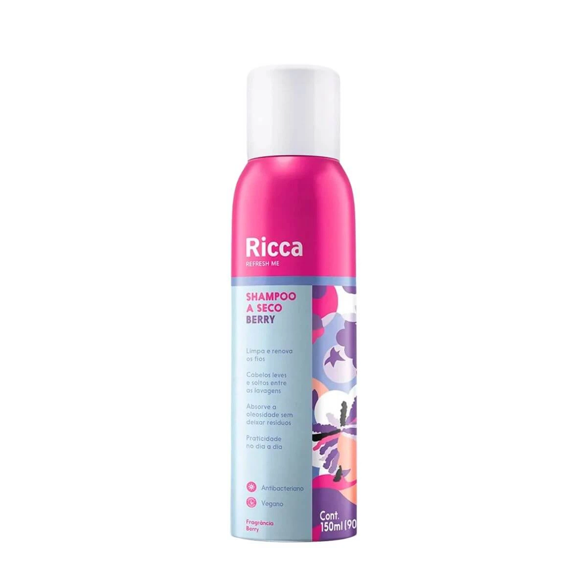 SHAMPOO A SECO RICCA BERRIES 150ML — Ricca | Farmácia Resyla