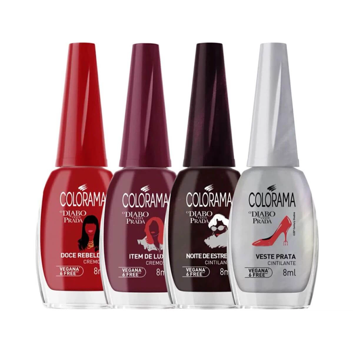 KIT ESMALTE COLORAMA DIABO VESTE PRADA - 4 CORES — | Farmácia Resyla