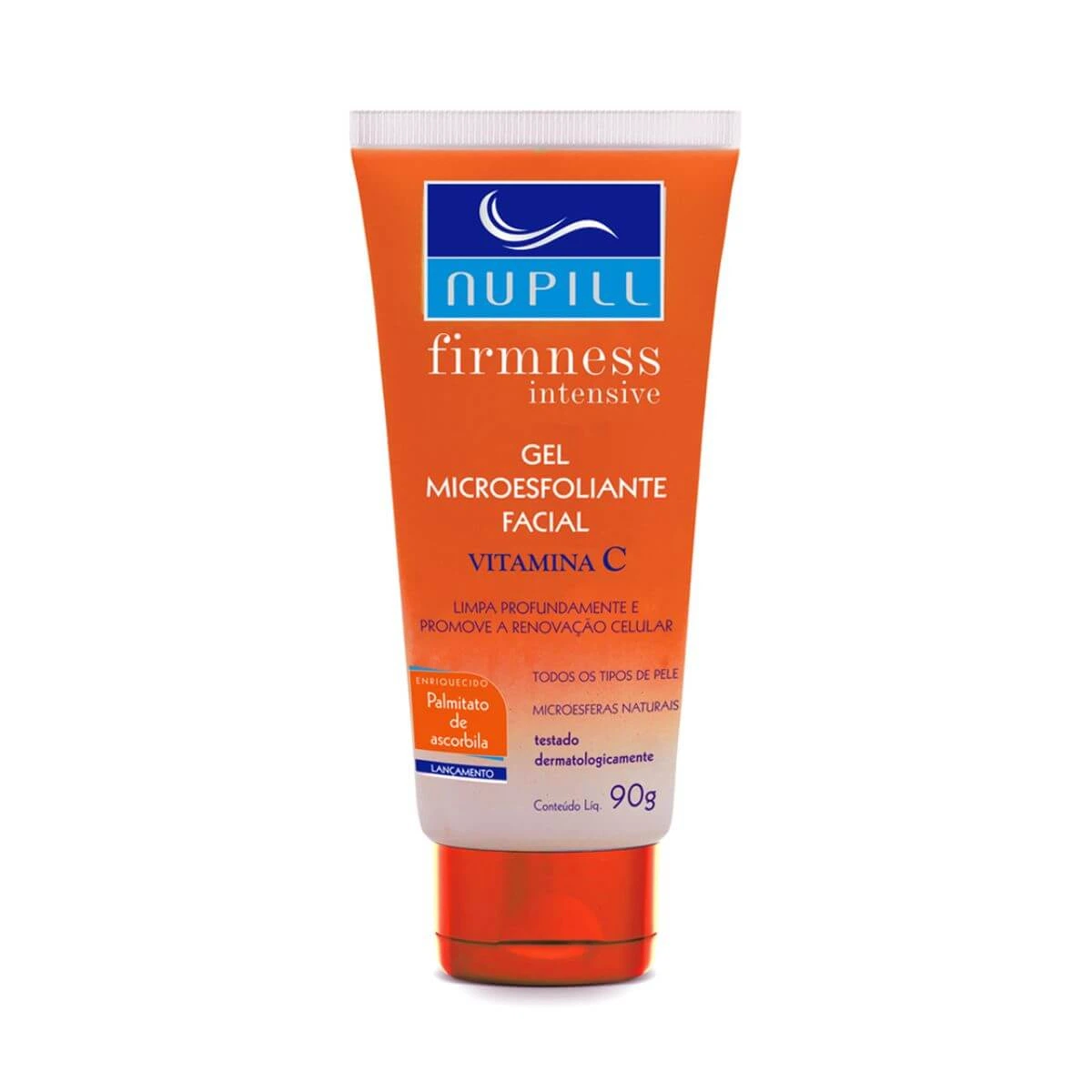 GEL MICROESFOLIANTE FACIAL NUPILL VITAMINA C ANTIACNE 90G — Nupill | Farmácia Resyla