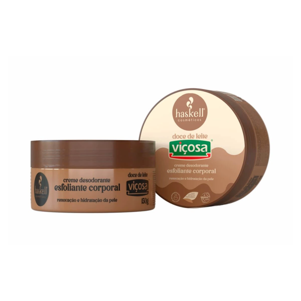 ESFOLIANTE CORPORAL HASKELL DOCE DE LEITE VIÇOSA 150G — Haskell | Farmácia Resyla