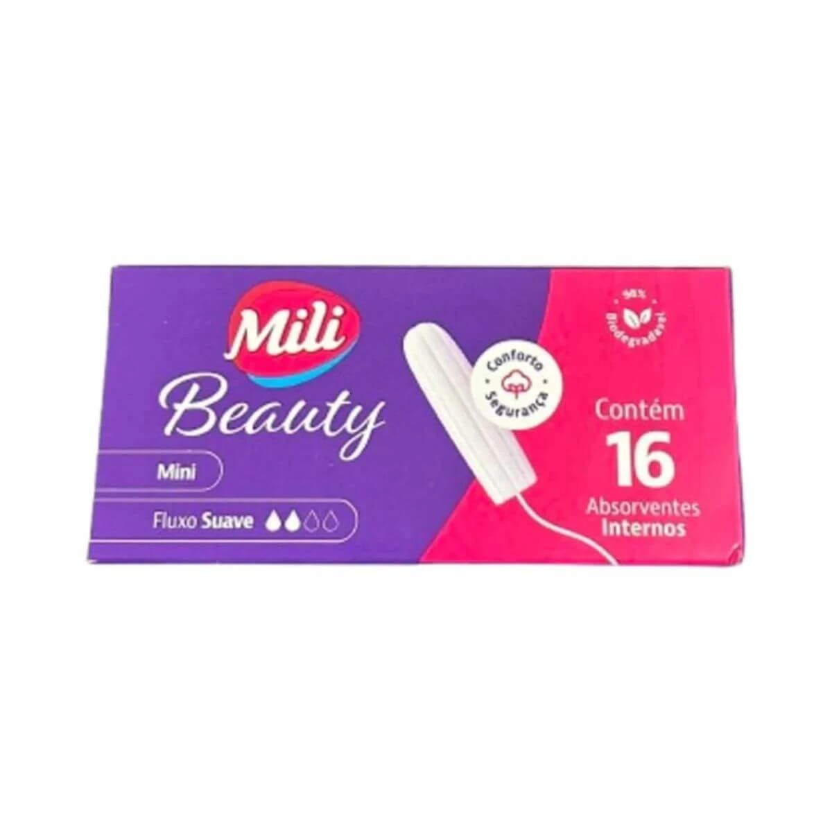 ABSORVENTE INTERNO MILI BEAUTY MINI 16UN — Mili | Farmácia Resyla