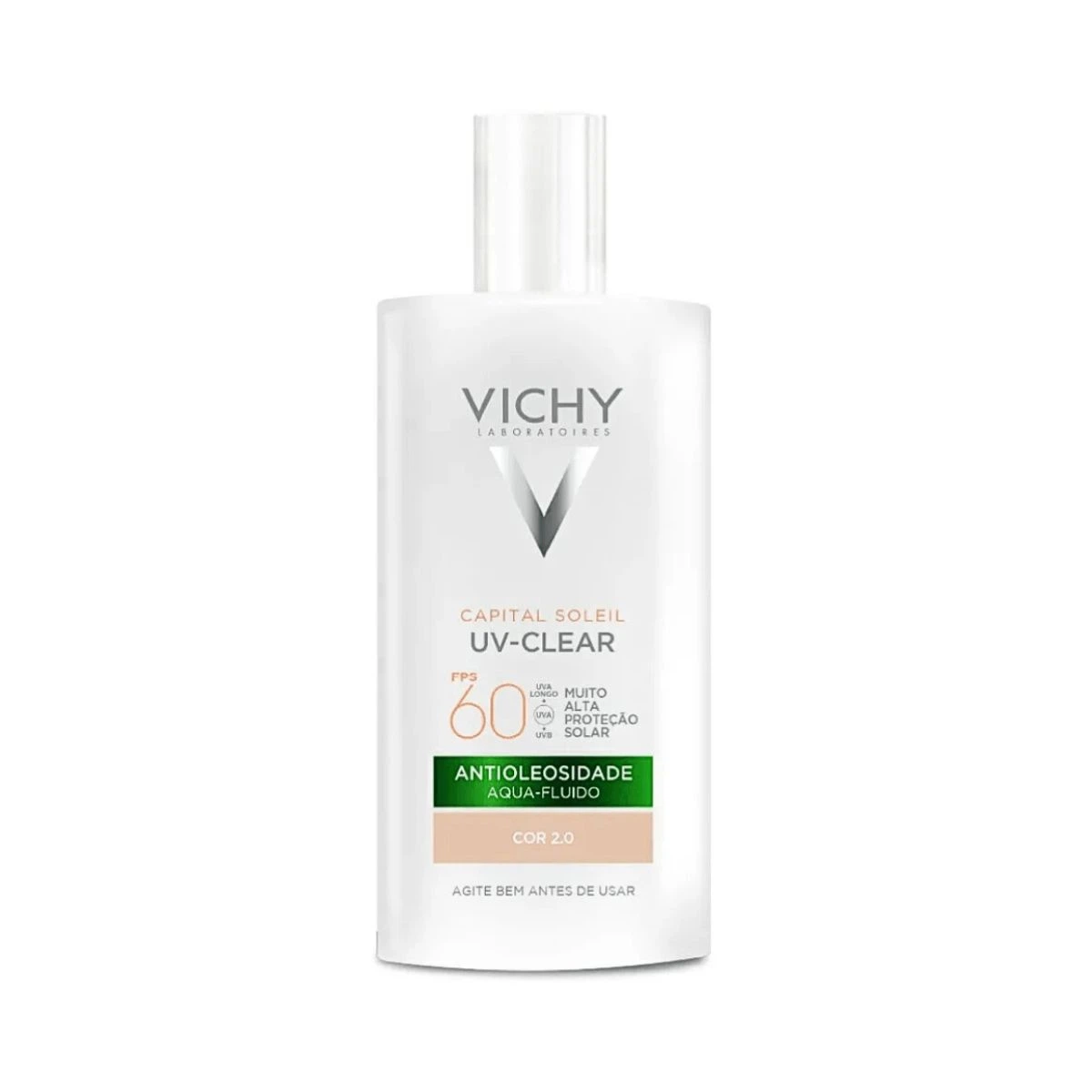 PROTETOR SOLAR FACIAL VICHY UV-CLEAR ANTIOLEOSIDADE FPS60 COR 2.0 40G — Vichy | Farmácia Resyla