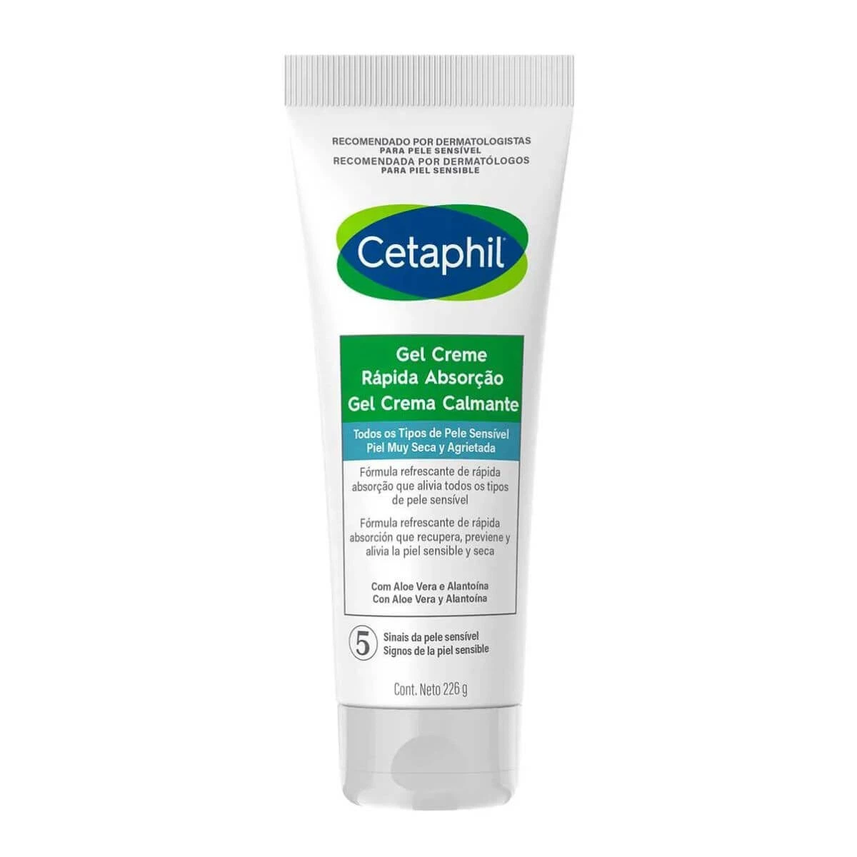 GEL CREME CALMANTE CETAPHIL PELES SENSÍVEIS 226G — Cetaphil | Farmácia Resyla