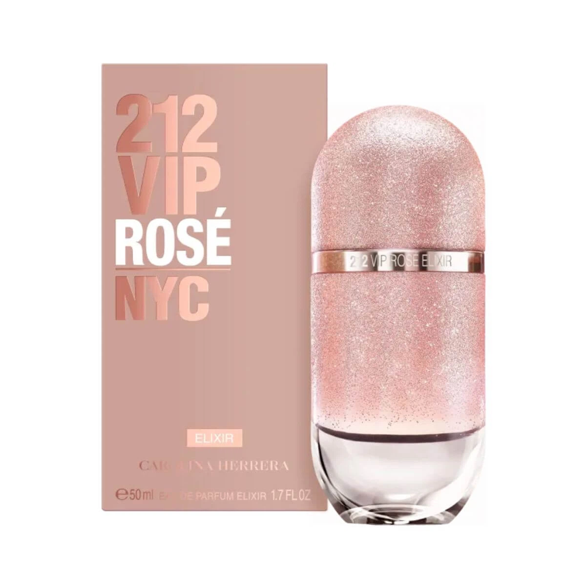 PERFUME CAROLINA HERRERA 212 VIP ROSE ELIXIR FEMININO 50ML — Carolina Herrera | Farmácia Resyla