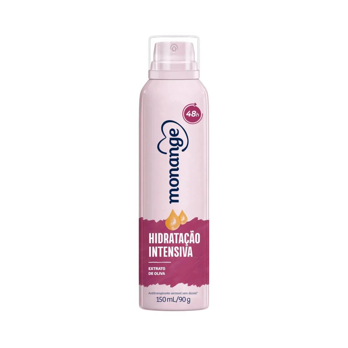 DESODORANTE ANTITRANSPIRANTE AEROSOL MONANGE HIDRATAÇÃO INTENSIVA FEMININO 150ML — Monange | Farmácia Resyla
