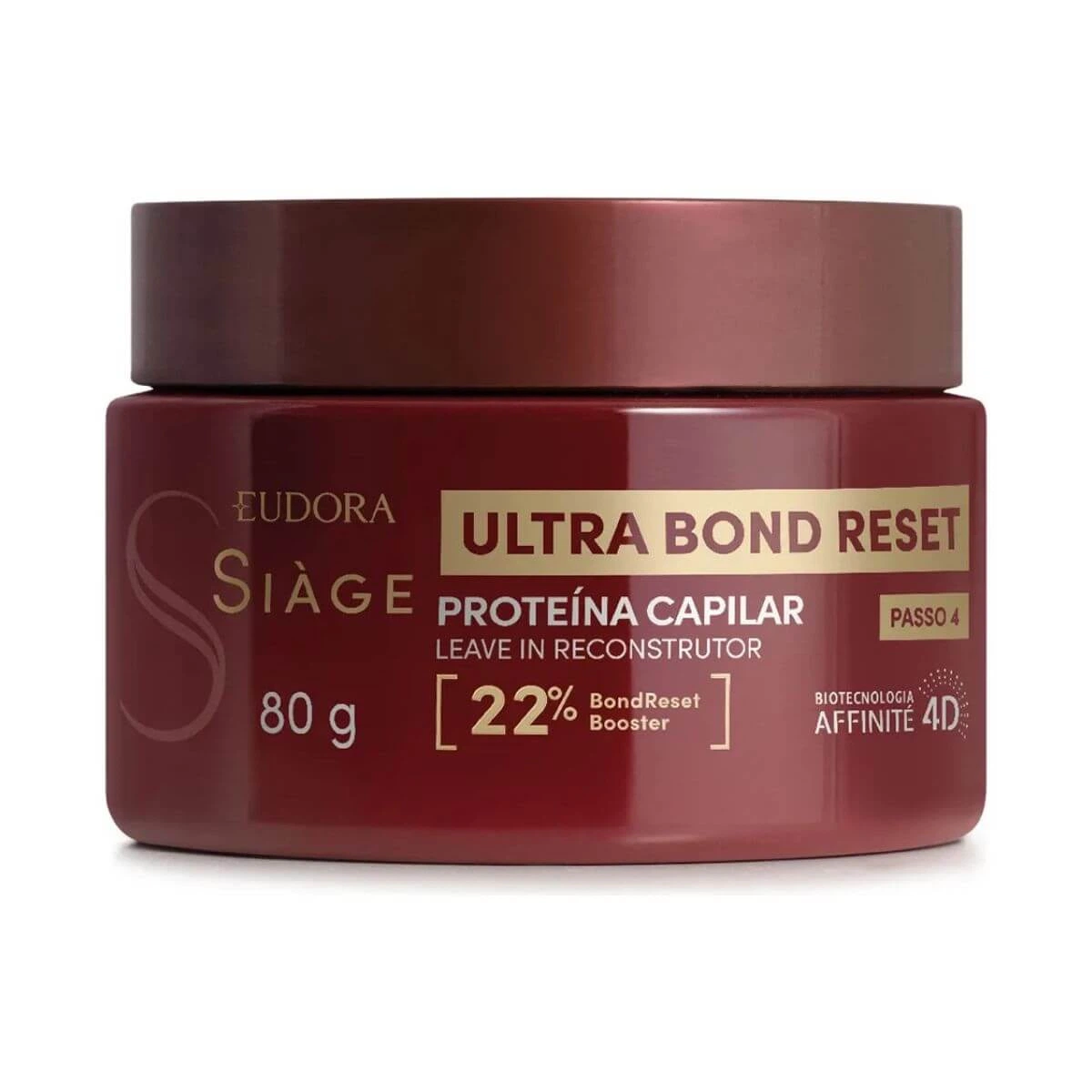 PROTEINA CAPILAR EUDORA SIÀGE ULTRA BOND RESET 80G — Eudora Siàge | Farmácia Resyla