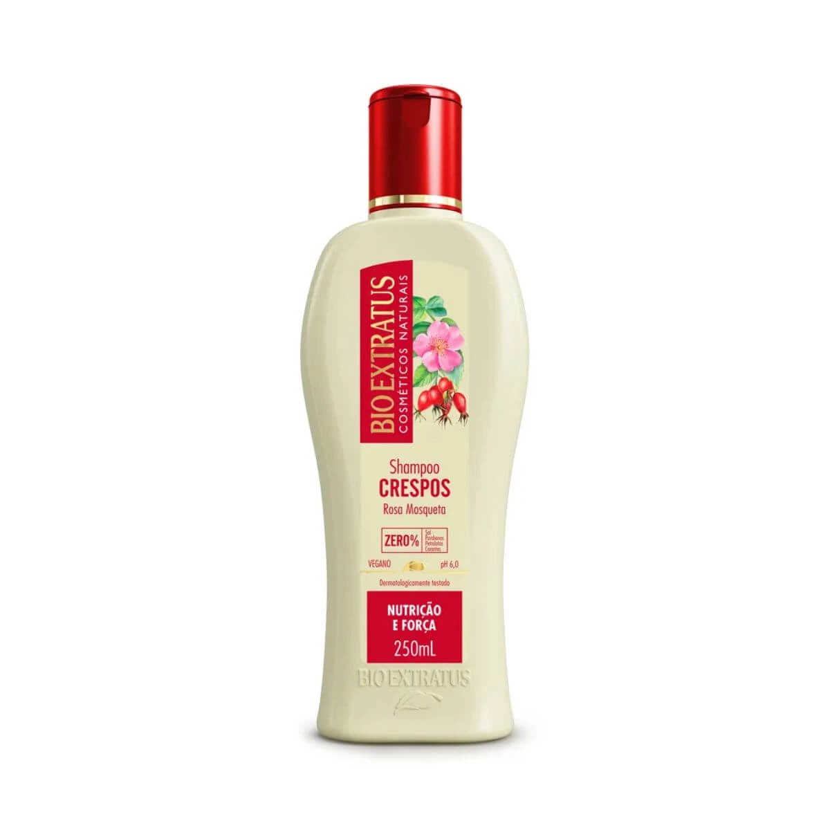 SHAMPOO CRESPOS ROSA MOSQUETA 250ML - BIO EXTRATUS — Bio Extratus | Farmácia Resyla