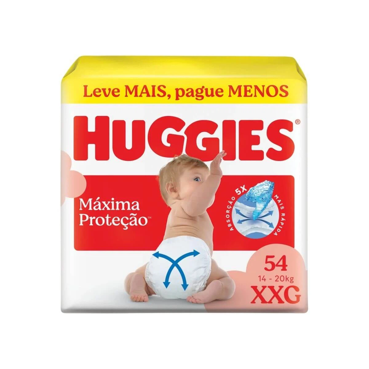 FRALDA HUGGIES SUPREME CARE HIPER XXG C/54UN — Huggies | Farmácia Resyla