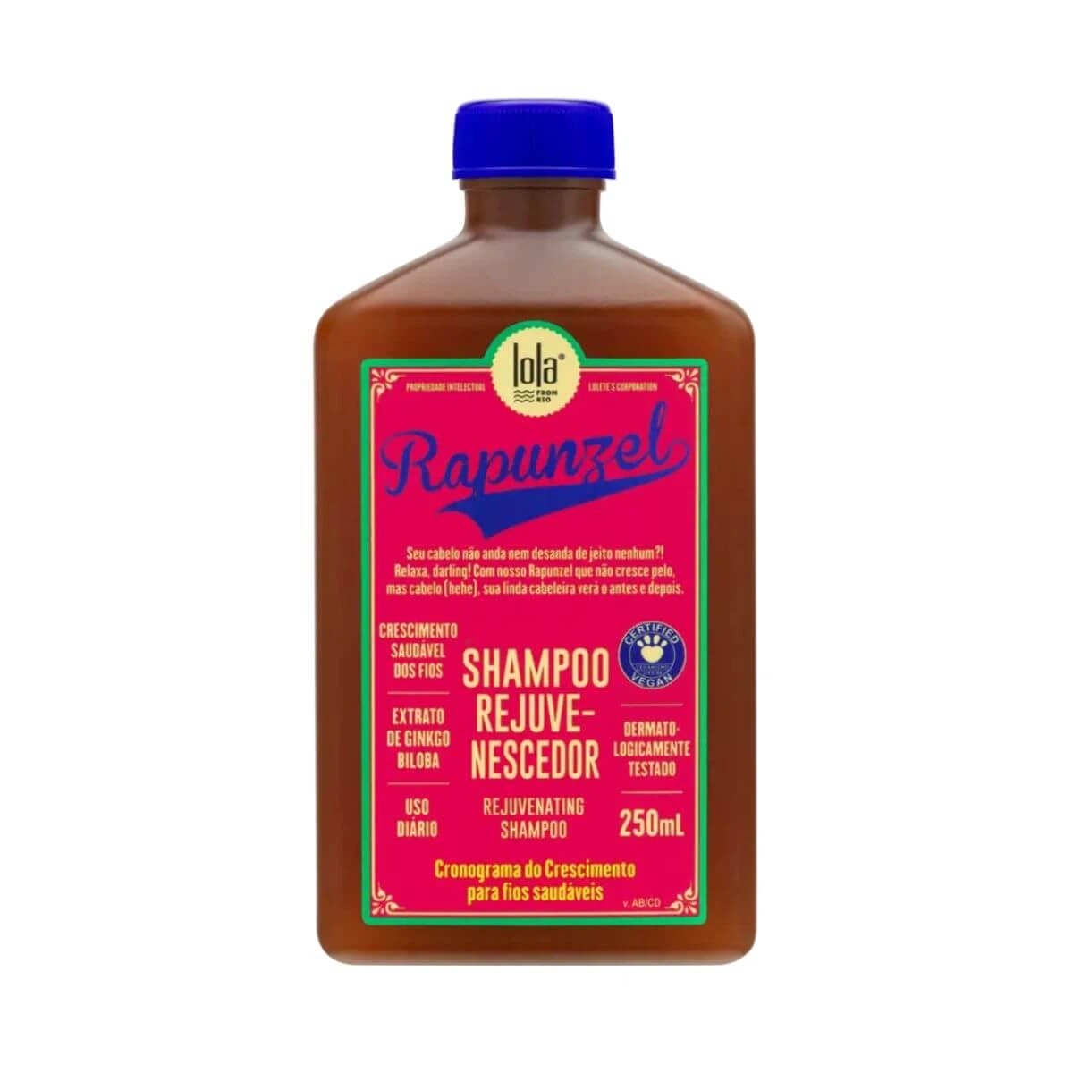 SHAMPOO REJUVENESCEDOR RAPUNZEL LOLA 250ML — Lola Cosméticos | Farmácia Resyla