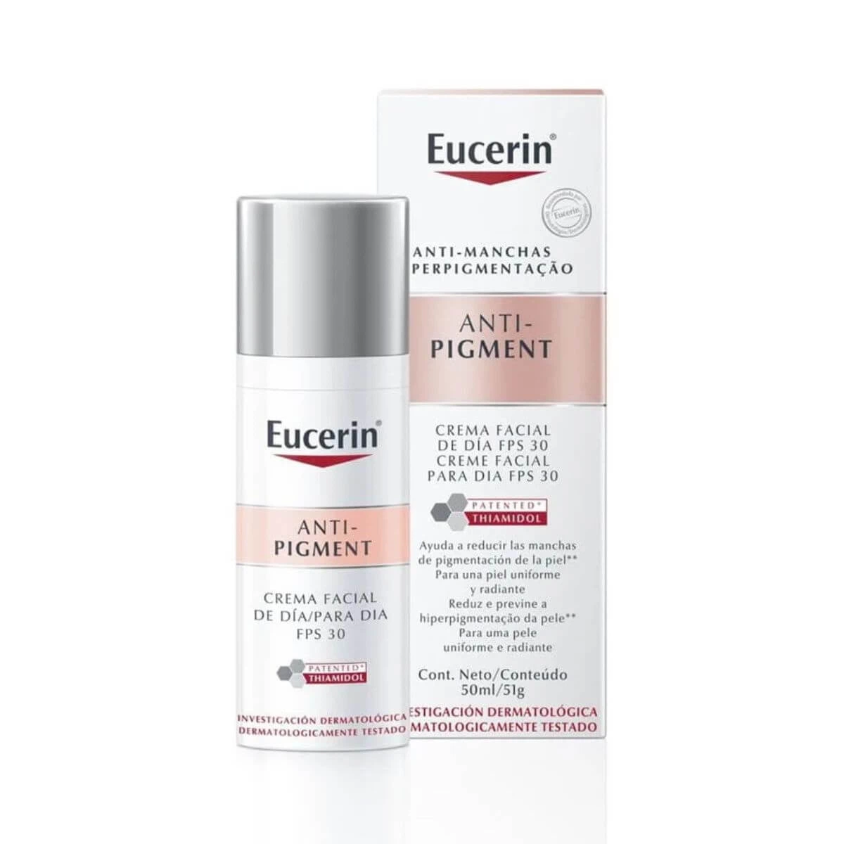 CREME CLAREADOR FACIAL EUCERIN ANTI-PIGMENT FPS30 DIA 50ML — Eucerin | Farmácia Resyla
