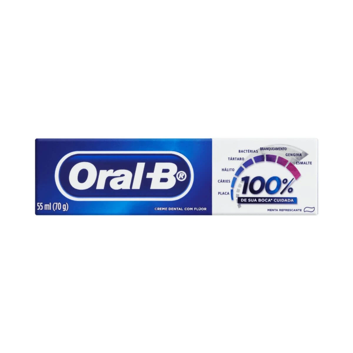 PASTA DE DENTE ORAL-B 100% 70G — Oral-B | Farmácia Resyla