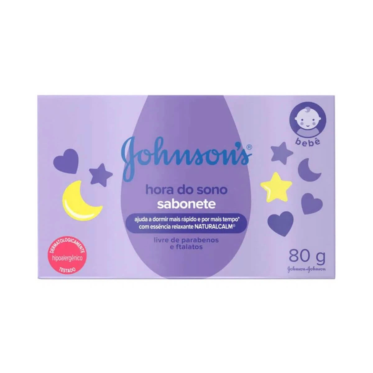 SABONETE EM BARRA J&J BABY HORA DO SONO 80G — Johnsons & Johnsons | Farmácia Resyla