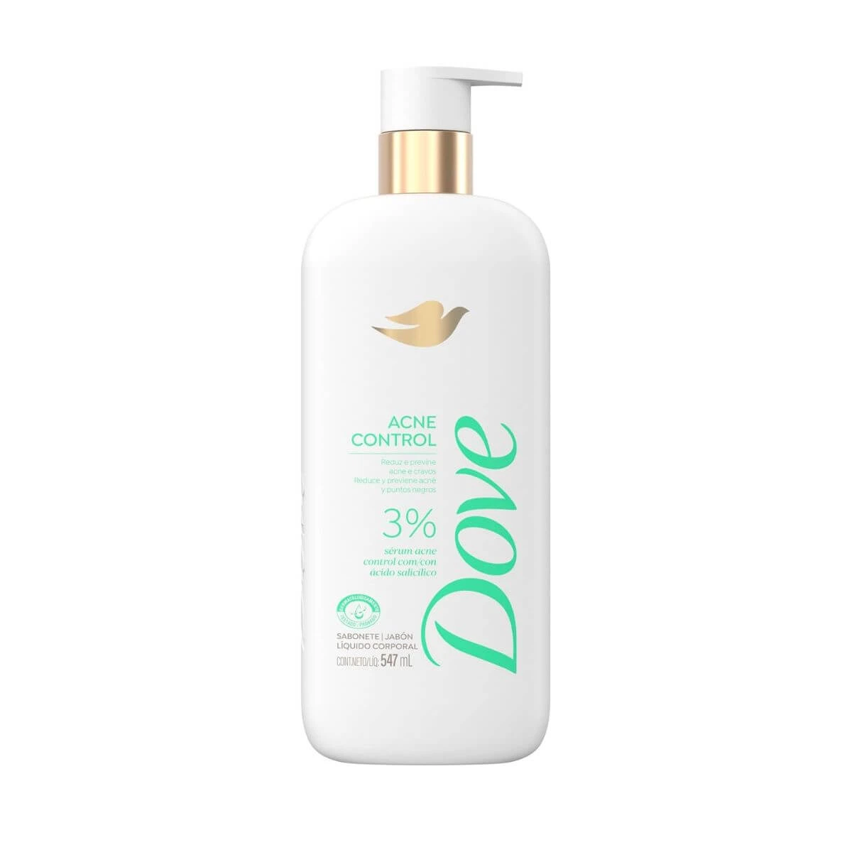SABONETE LIQUIDO DOVE ACNE CONTROL 547ML — Dove | Farmácia Resyla