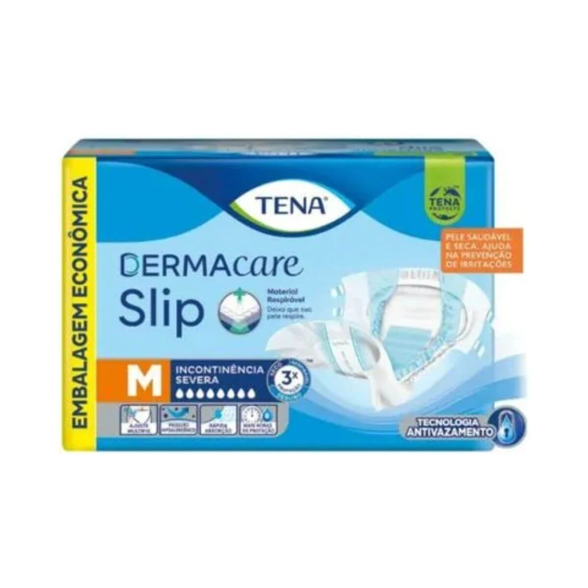 FRALDA GERIÁTRICA TENA DERMACARE SLIP M C/16UN — Tena | Farmácia Resyla