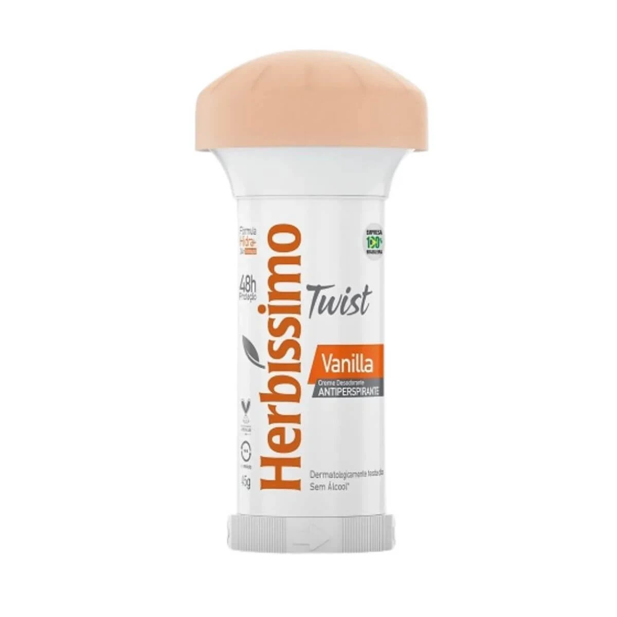 DESODORANTE ANTITRANSPIRANTE STICK CREME HERBÍSSIMO VANILLA 45G — Herbíssimo | Farmácia Resyla