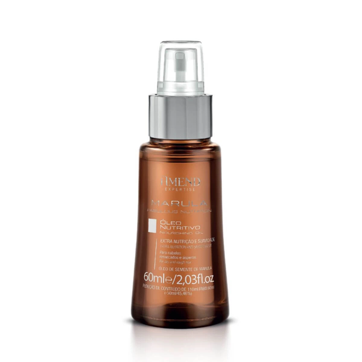 ÓLEO AMEND NUTRITIVO MARULA 60ML — Amend | Farmácia Resyla