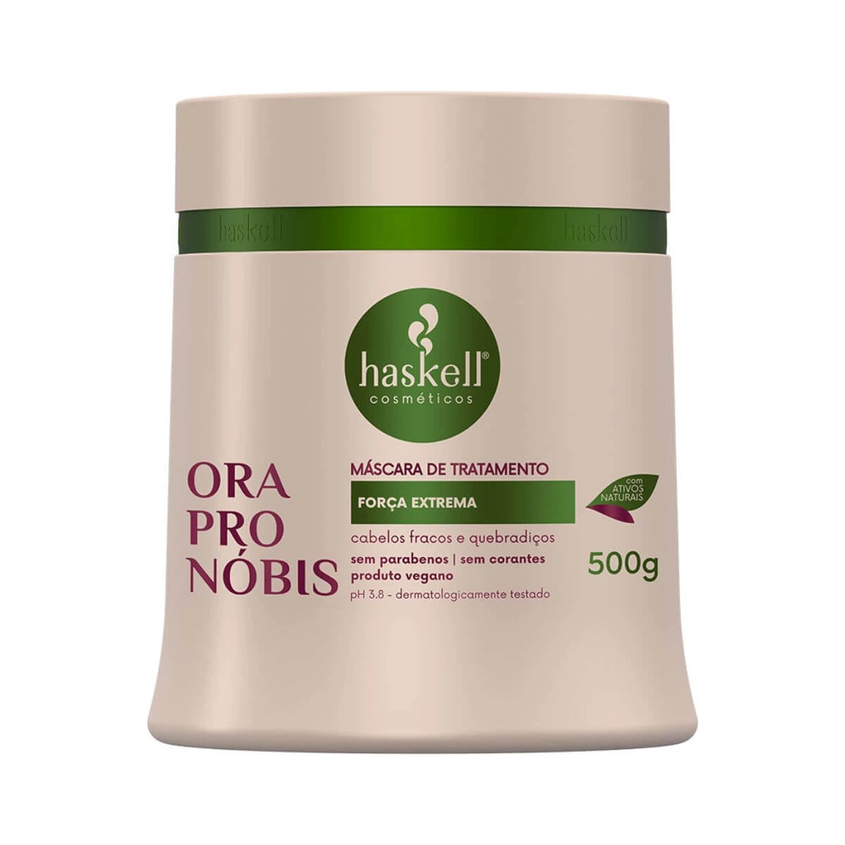 MÁSCARA HASKELL ORA-PRO-NÓBIS 500G — Haskell | Farmácia Resyla