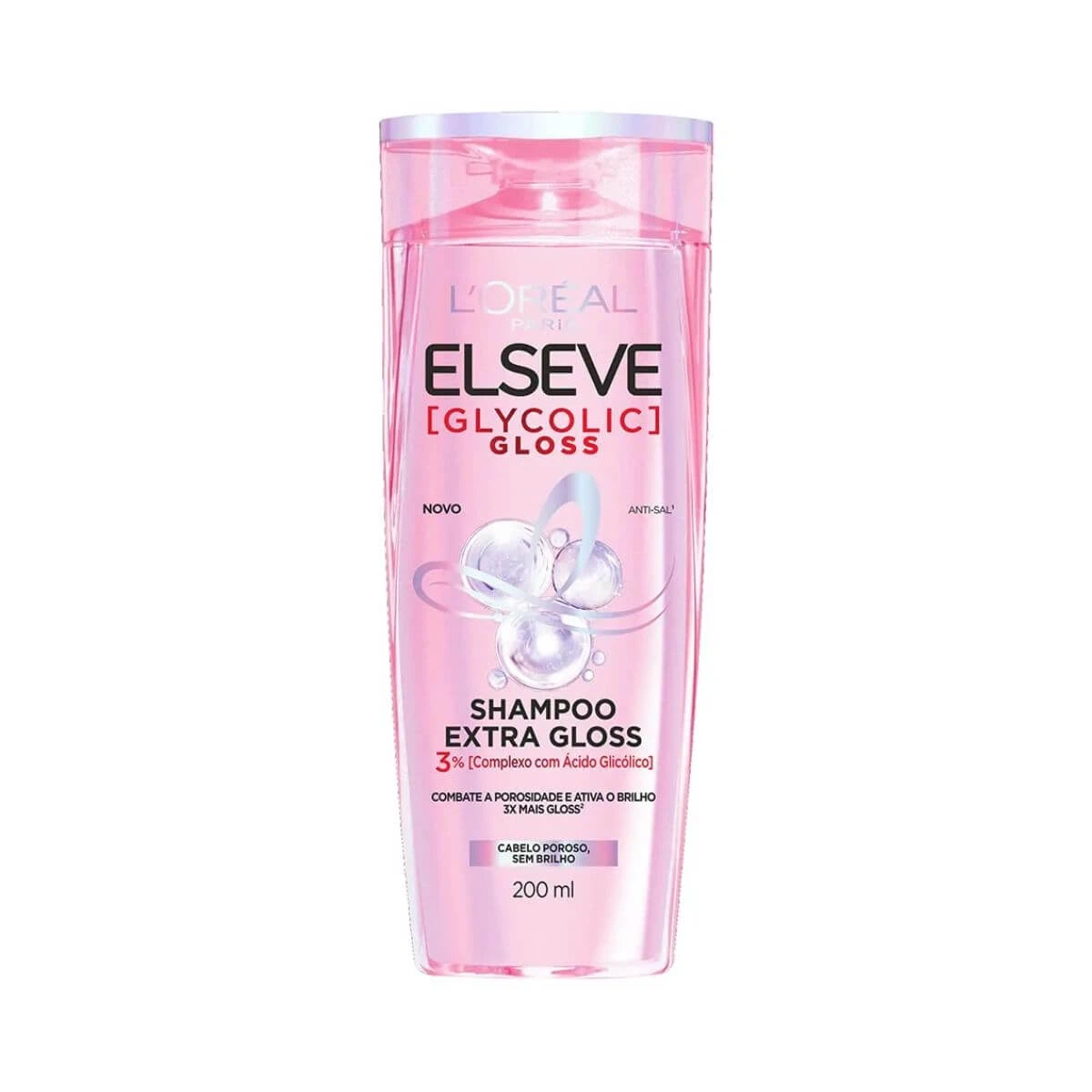 SHAMPOO ELSEVE GLYCOLIC GLOSS 200ML — Elseve | Farmácia Resyla