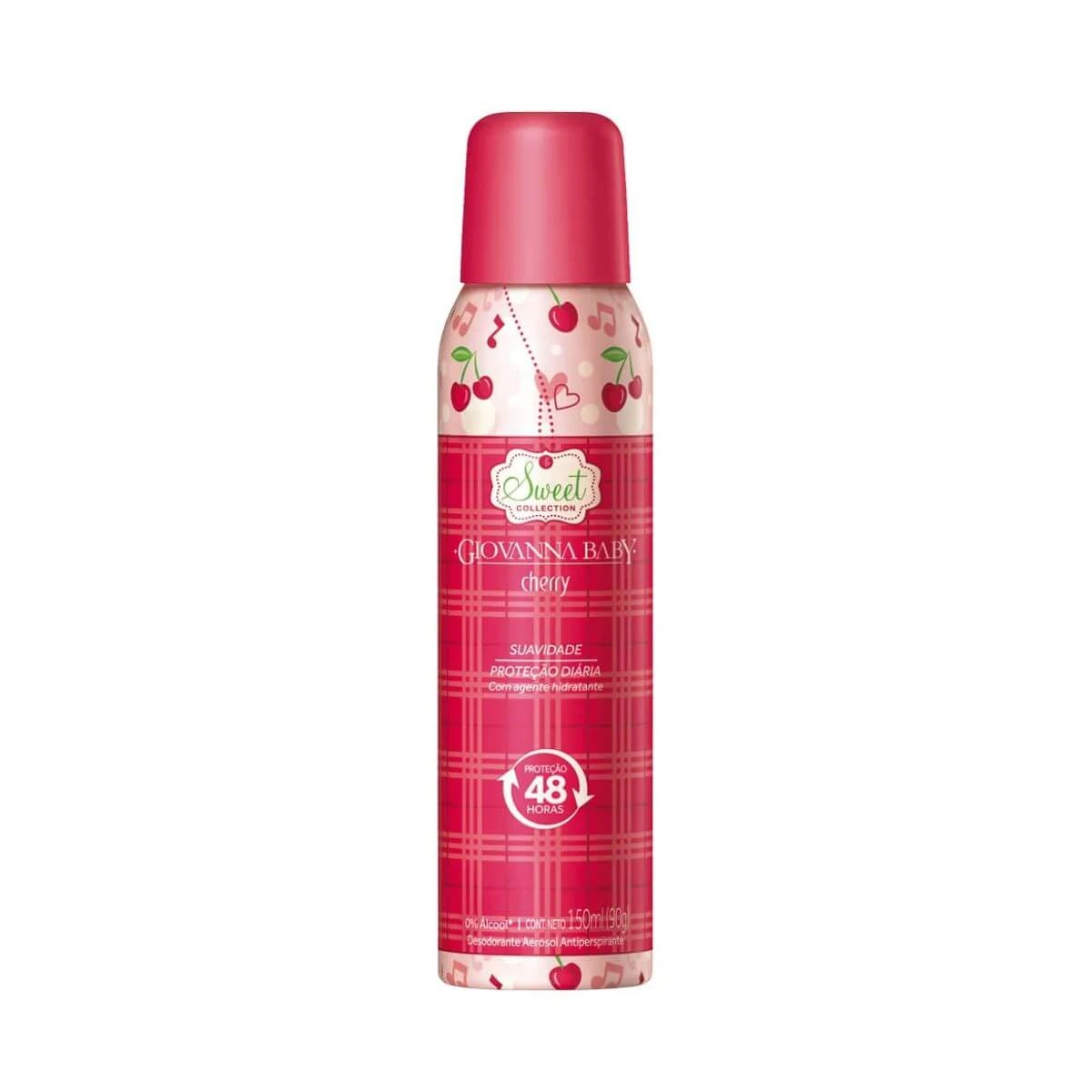 DESODORANTE ANTITRANSPIRANTE AEROSOL GIOVANNA BABY CHERY FEMININO 150ML — Giovanna Baby | Farmácia Resyla