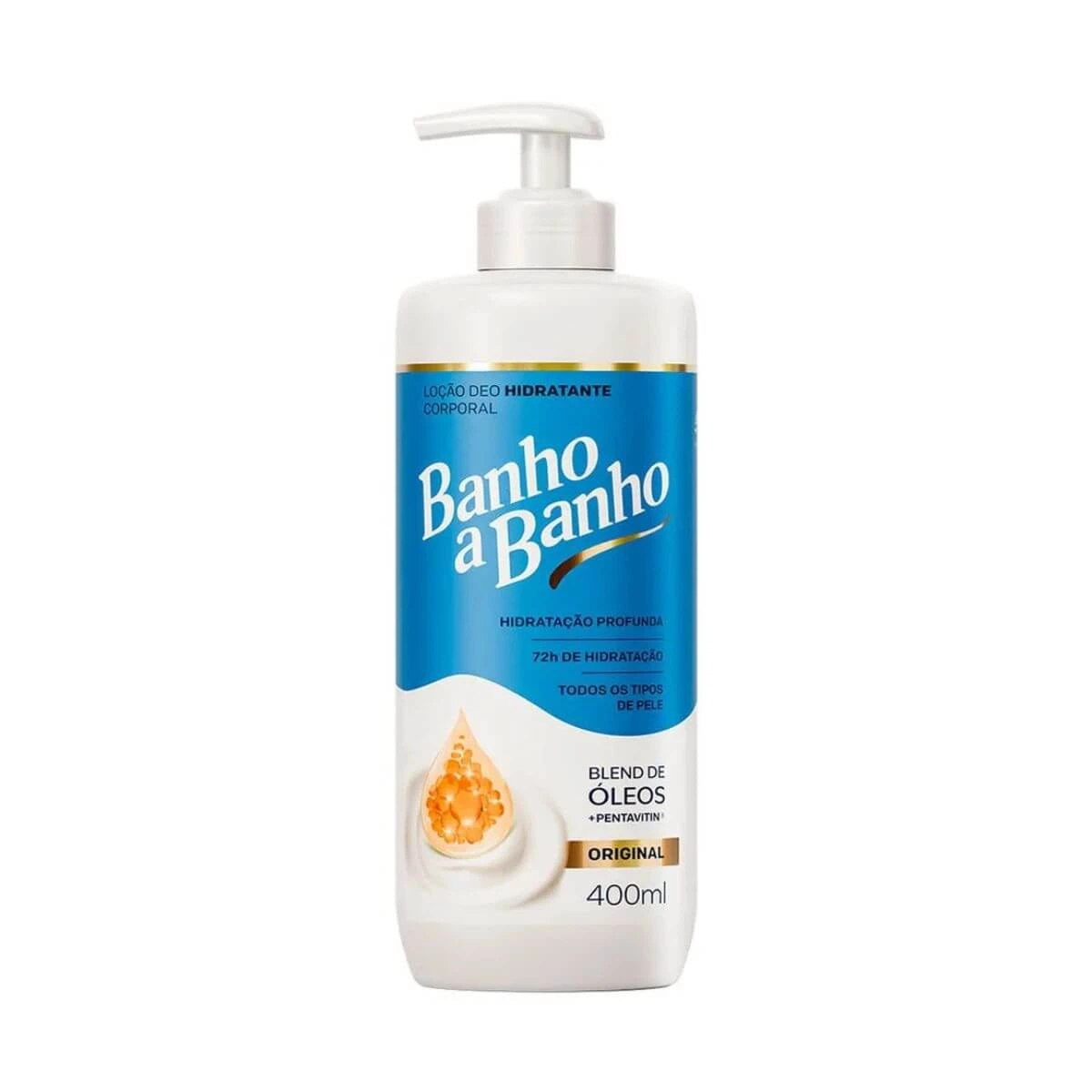 LOÇÃO HIDRATANTE BANHO A BANHO ORIGINAL 400ML — Banho a Banho | Farmácia Resyla