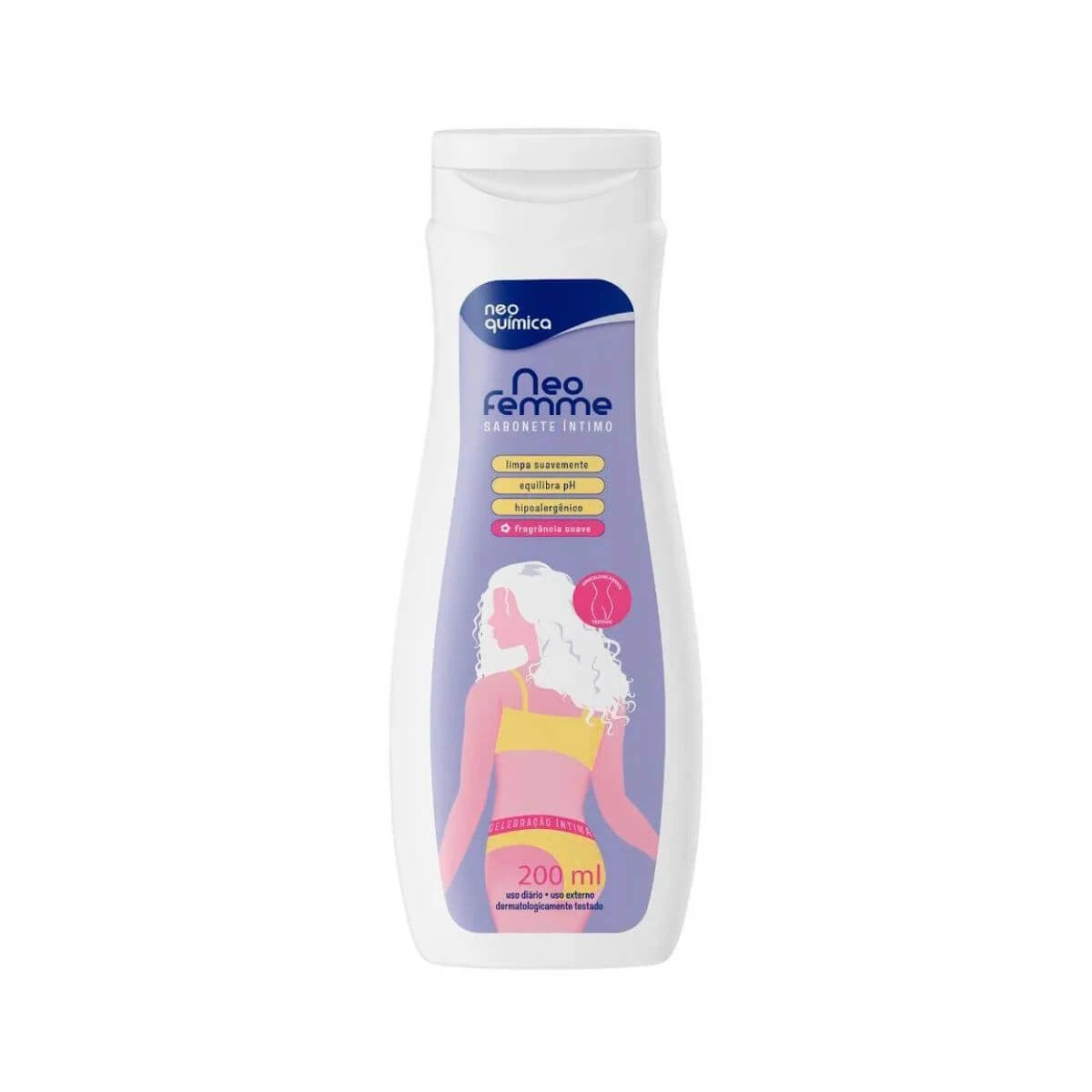 SABONETE INTIMO LÍQUIDO NEOFEMME FLORAL 200ML — | Farmácia Resyla