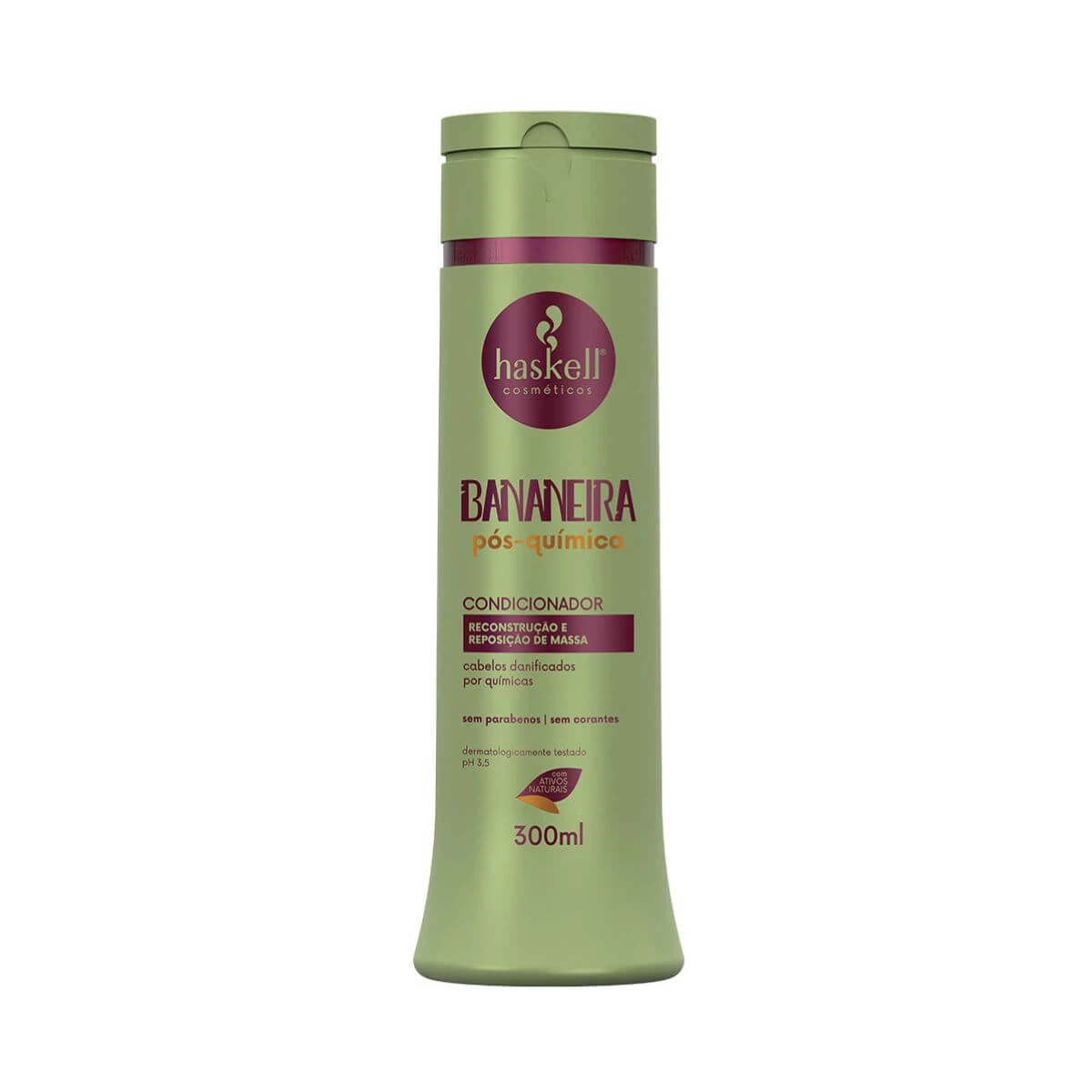 CONDICIONADOR HASKELL BANANEIRA PÓS-QUÍMICA 300ML — Haskell | Farmácia Resyla
