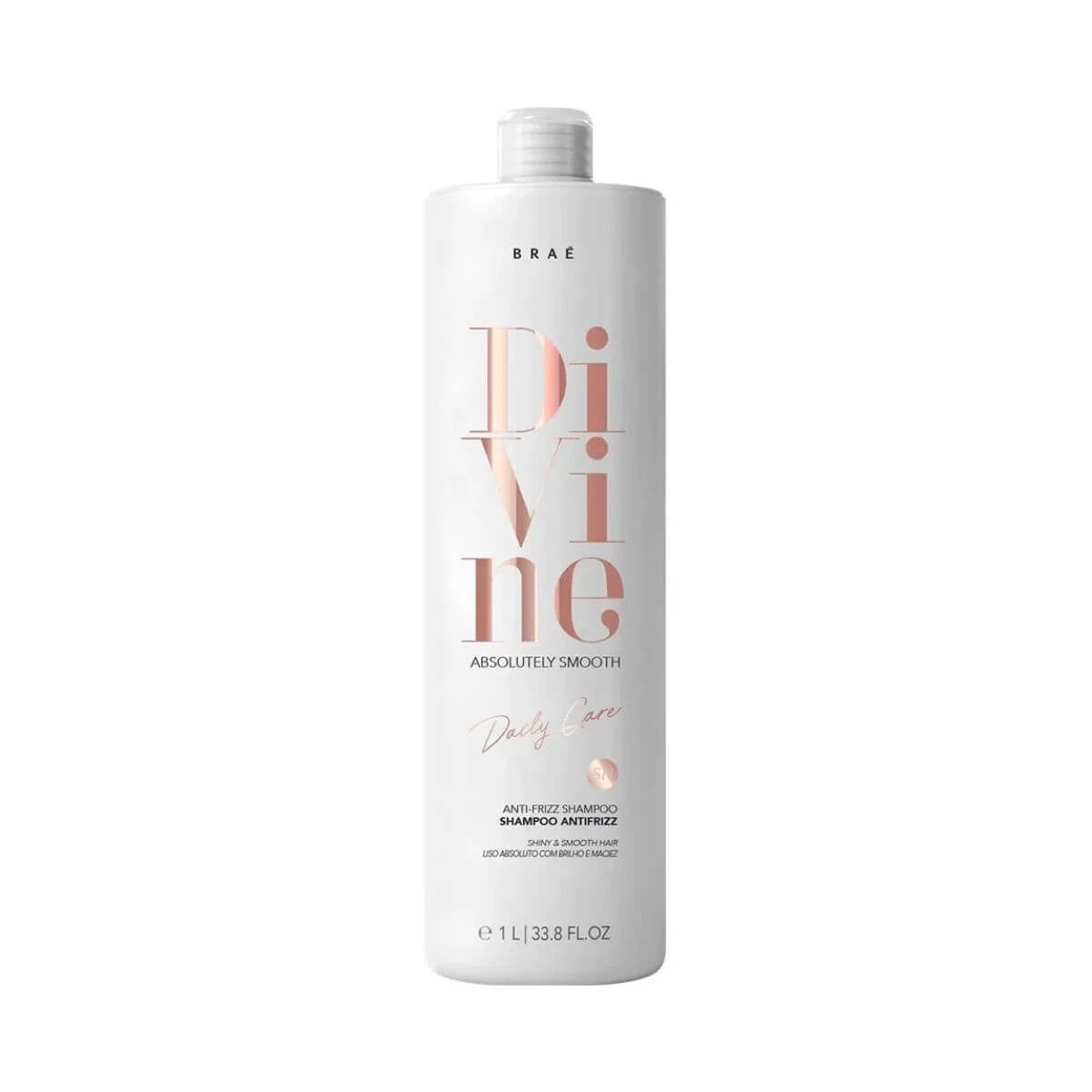 SHAMPOO BRAÉ DIVINE ANTIFRIZZ 1L — Braé | Farmácia Resyla
