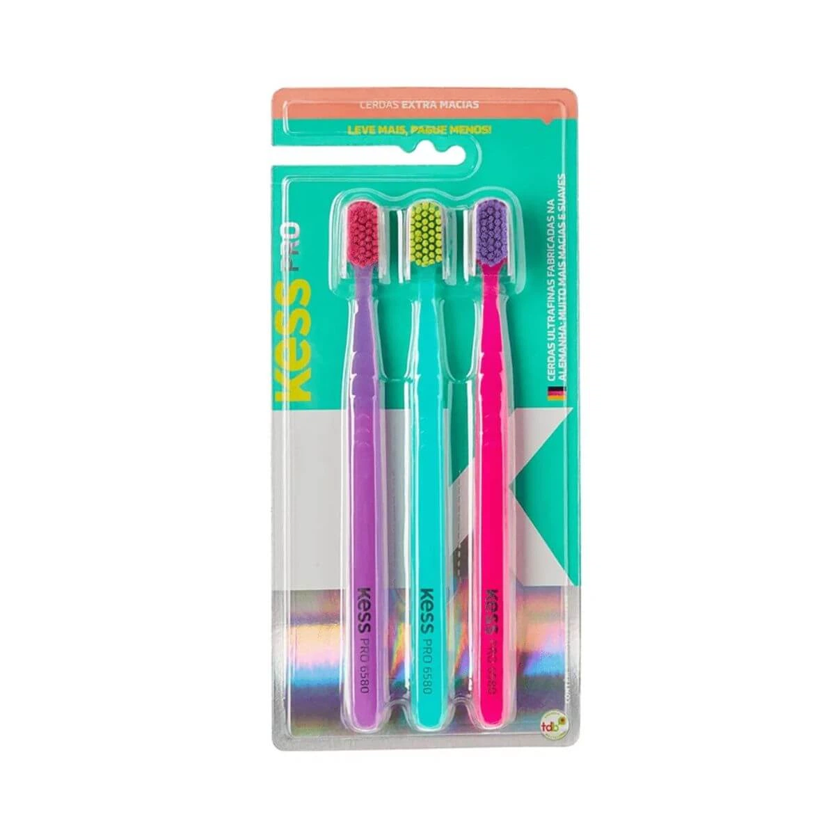 ESCOVA DE DENTE KESS PRO EXTRA MACIA PACK C/3 — KESS | Farmácia Resyla