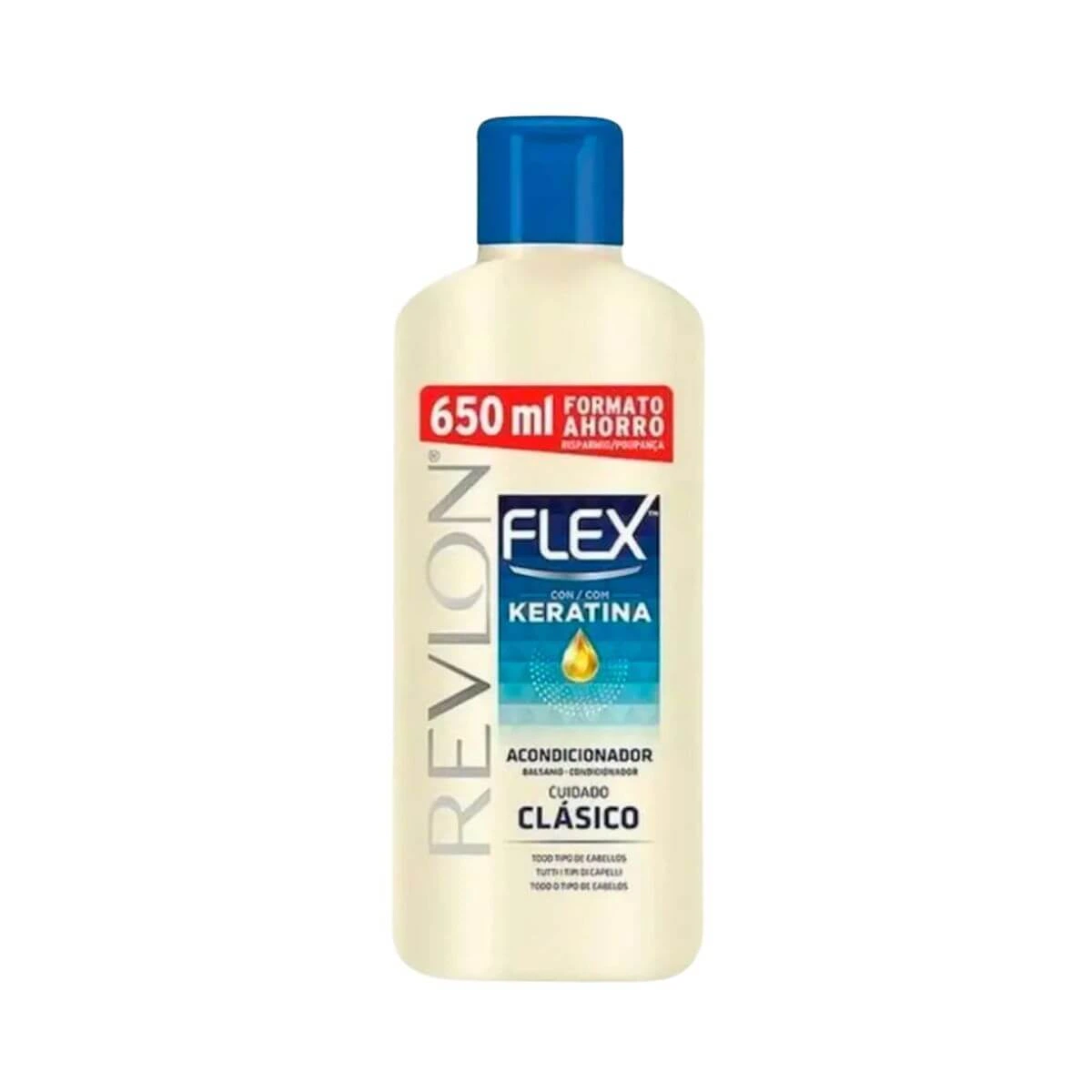 CONDICIONADOR REVLON FLEX CUIDADO CLÁSSICO 650ML — Revlon | Farmácia Resyla