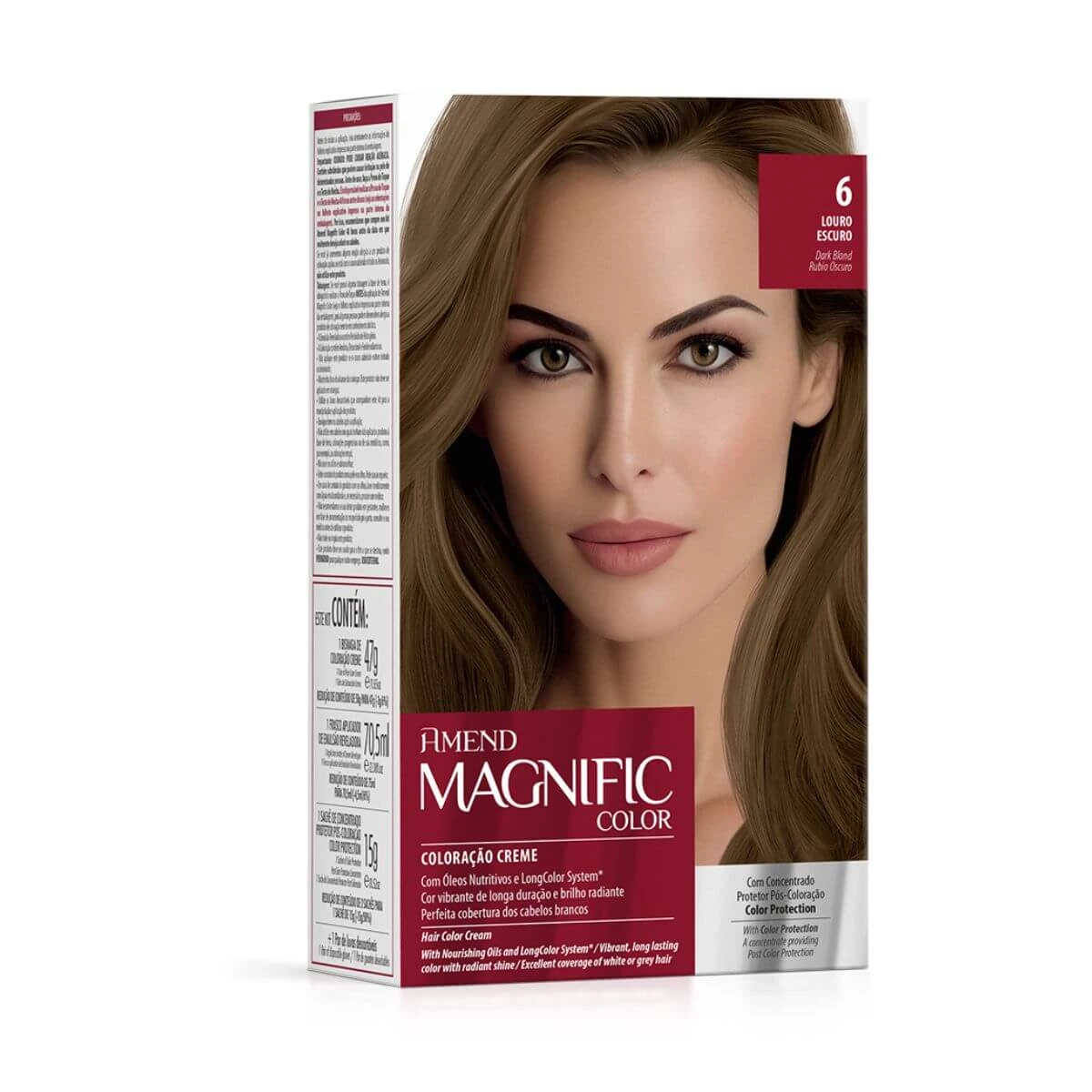 TINTA AMEND MAGNIFIC COLOR 6.0 LOURO ESCURO — Amend | Farmácia Resyla