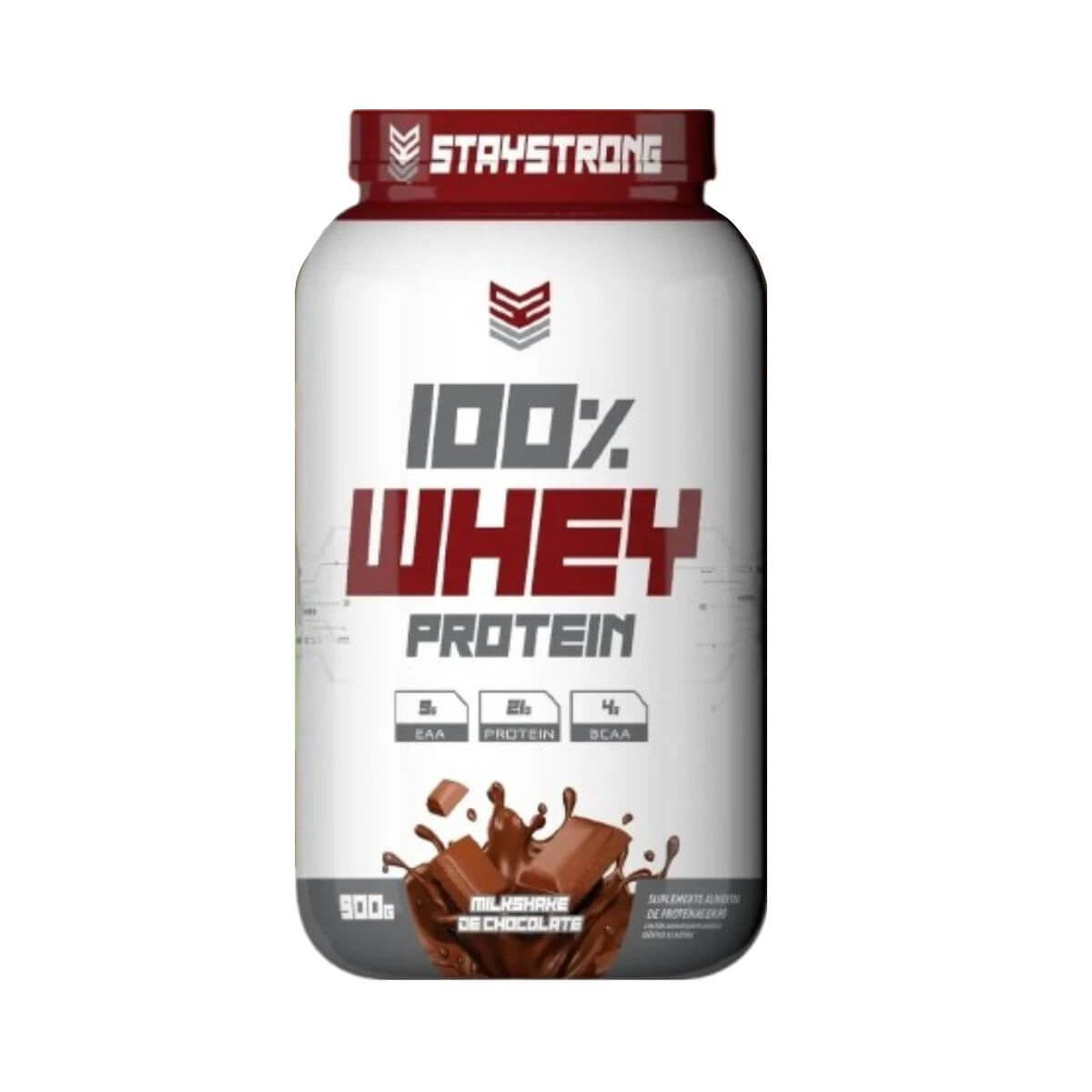 WHEY PROTEIN 100% STAY STRONG SABOR CHOCOLATE 900G — Stay Strong | Farmácia Resyla