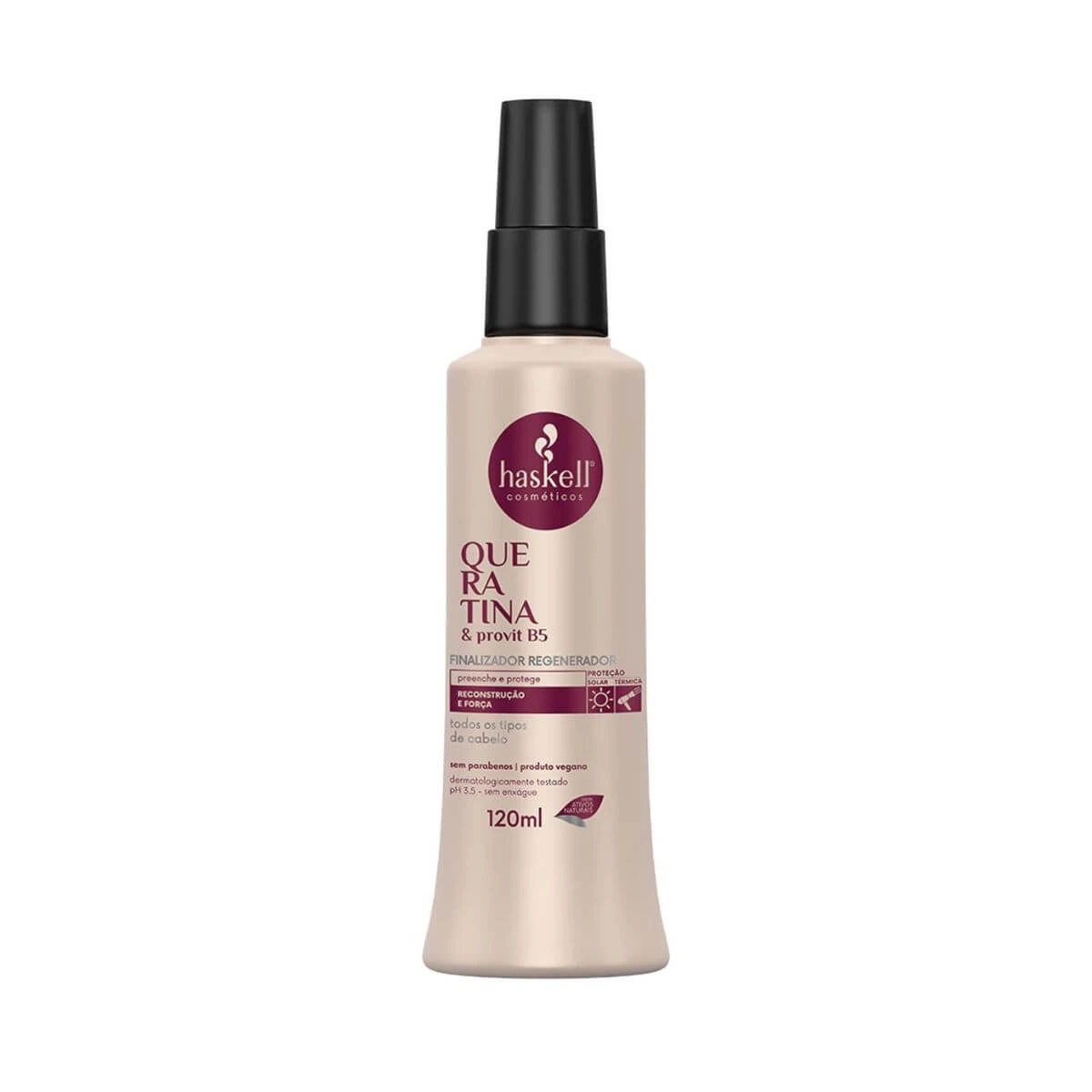 FINALIZADOR HASKELL QUERATINA E PROVIT B5 120ML — Haskell | Farmácia Resyla