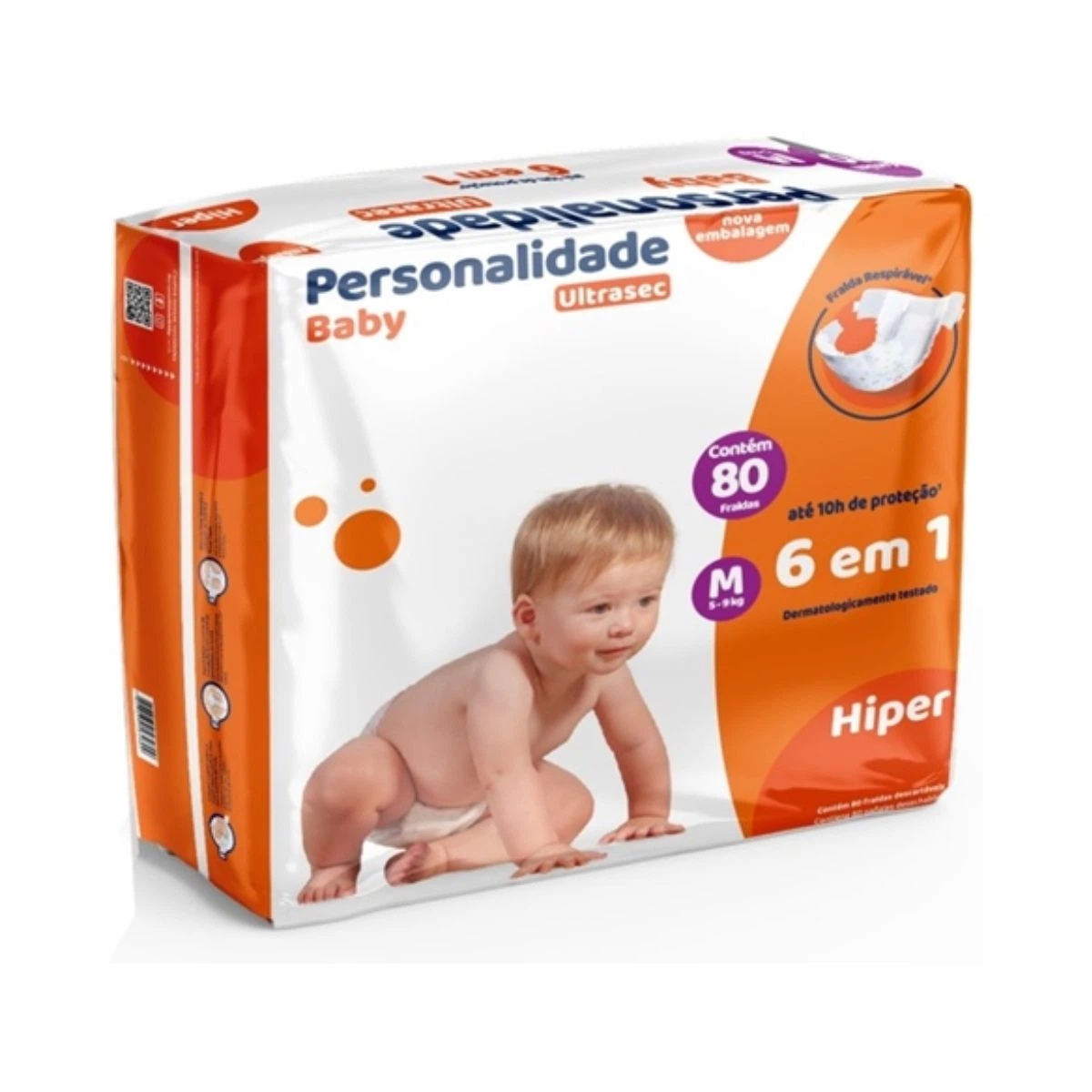 FRALDA PERSONALIDADE ULTRA SEC HIPER M C/80UN — Personalidade | Farmácia Resyla