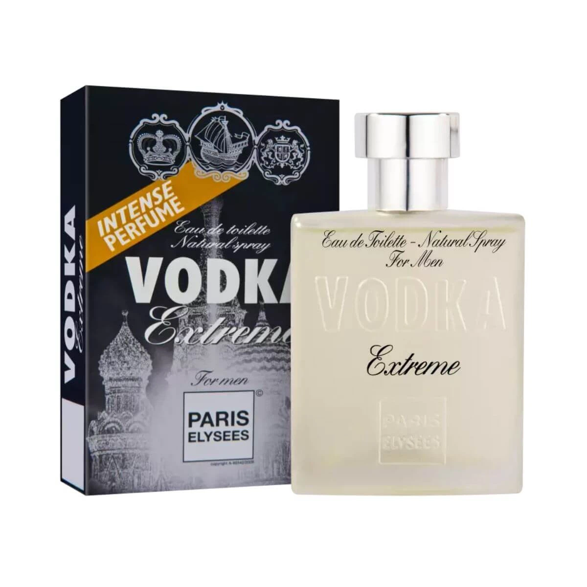 PERFUME VODKA EXTREME MASCULINO 100ML — Paris Elysees | Farmácia Resyla