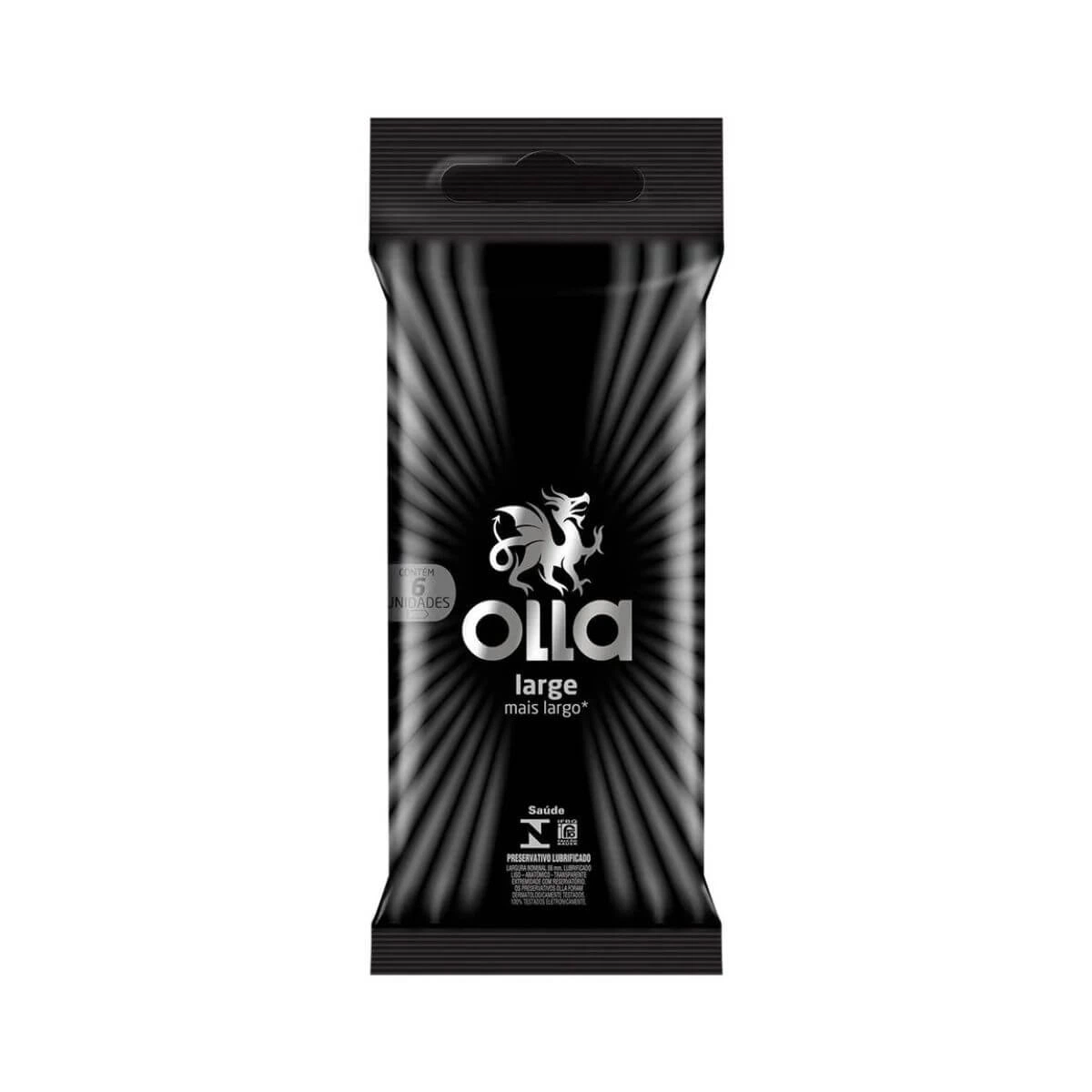 PRESERVATIVO OLLA LARGE 6UN — Olla | Farmácia Resyla