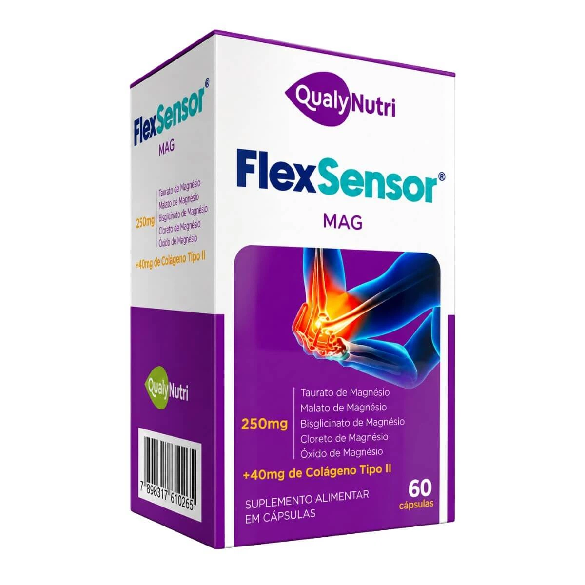 FLEX SENSOR MAG 60CP - QUALY NUTRI — Qualy Nutri | Farmácia Resyla