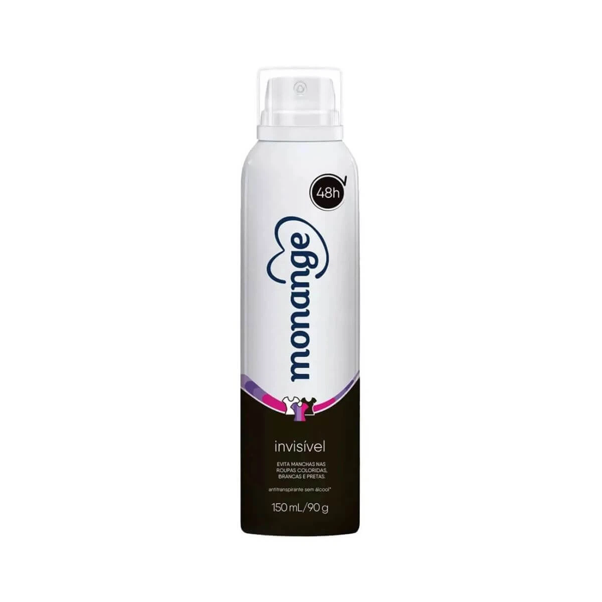 DESODORANTE ANTITRANSPIRANTE AEROSOL MONANGE INVISIBLE FEMININO 150ML — Monange | Farmácia Resyla