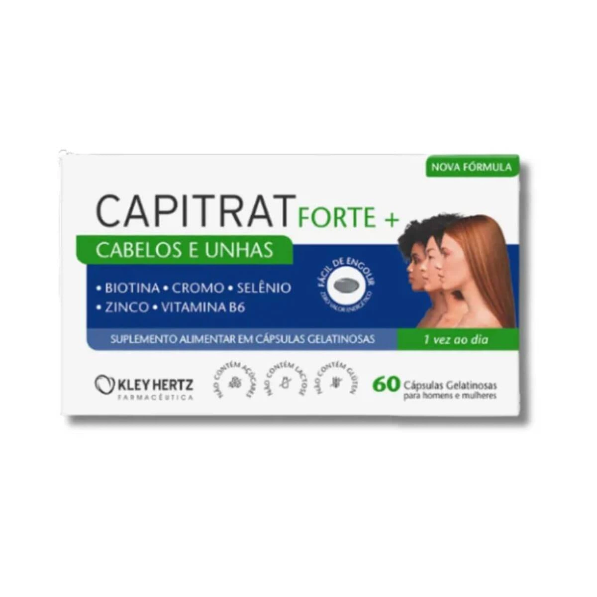 CAPITRAT FORT+ 60 CP - HERTZ — Kley Hertz | Farmácia Resyla