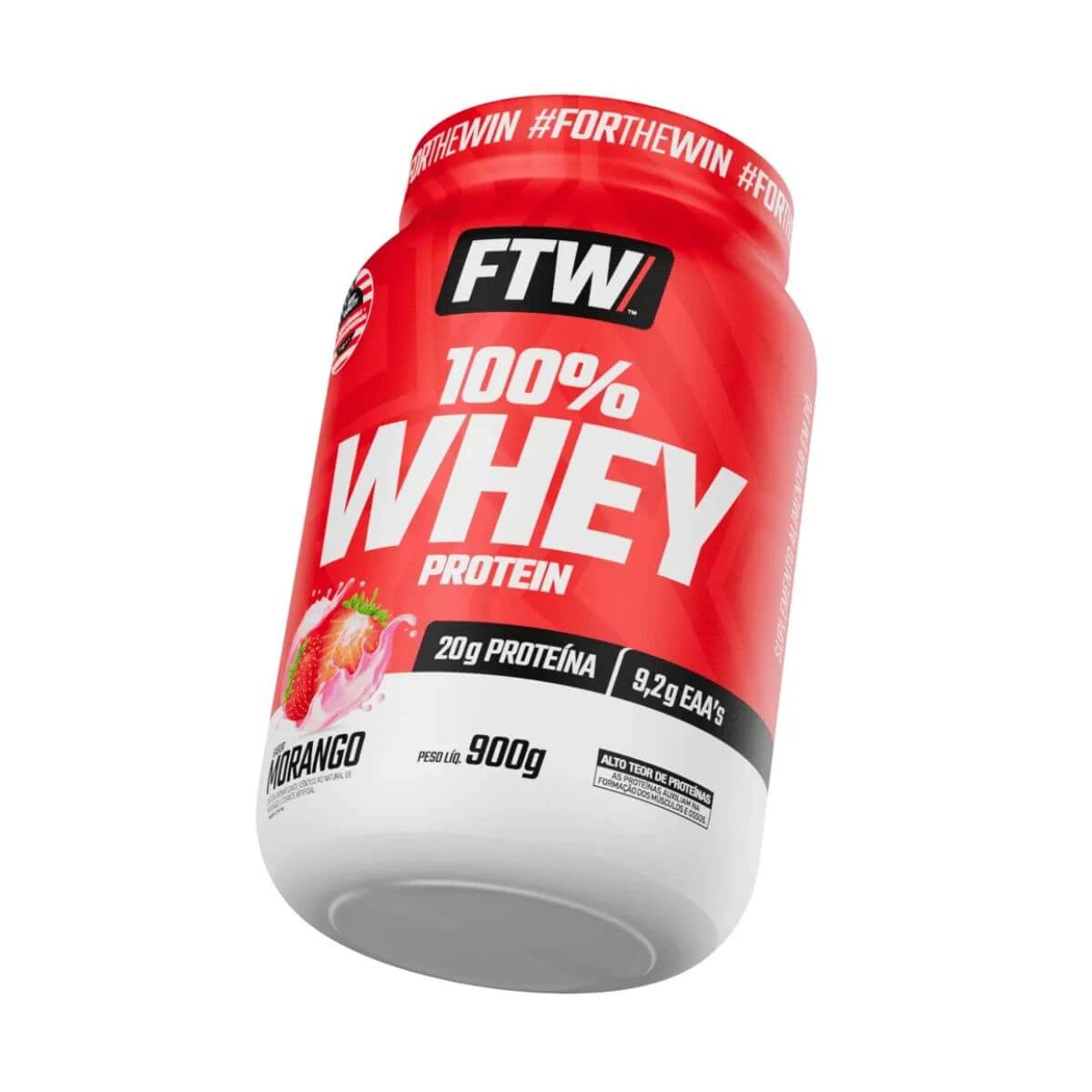WHEY PROTEIN 100% FTW MORANGO 900G — FTW | Farmácia Resyla