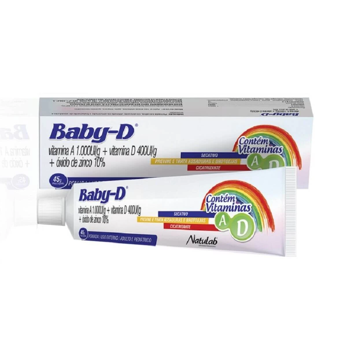 BABY D POMADA DE PREVENÇÃO A ASSADURAS 45G - NATULAB — Natulab | Farmácia Resyla
