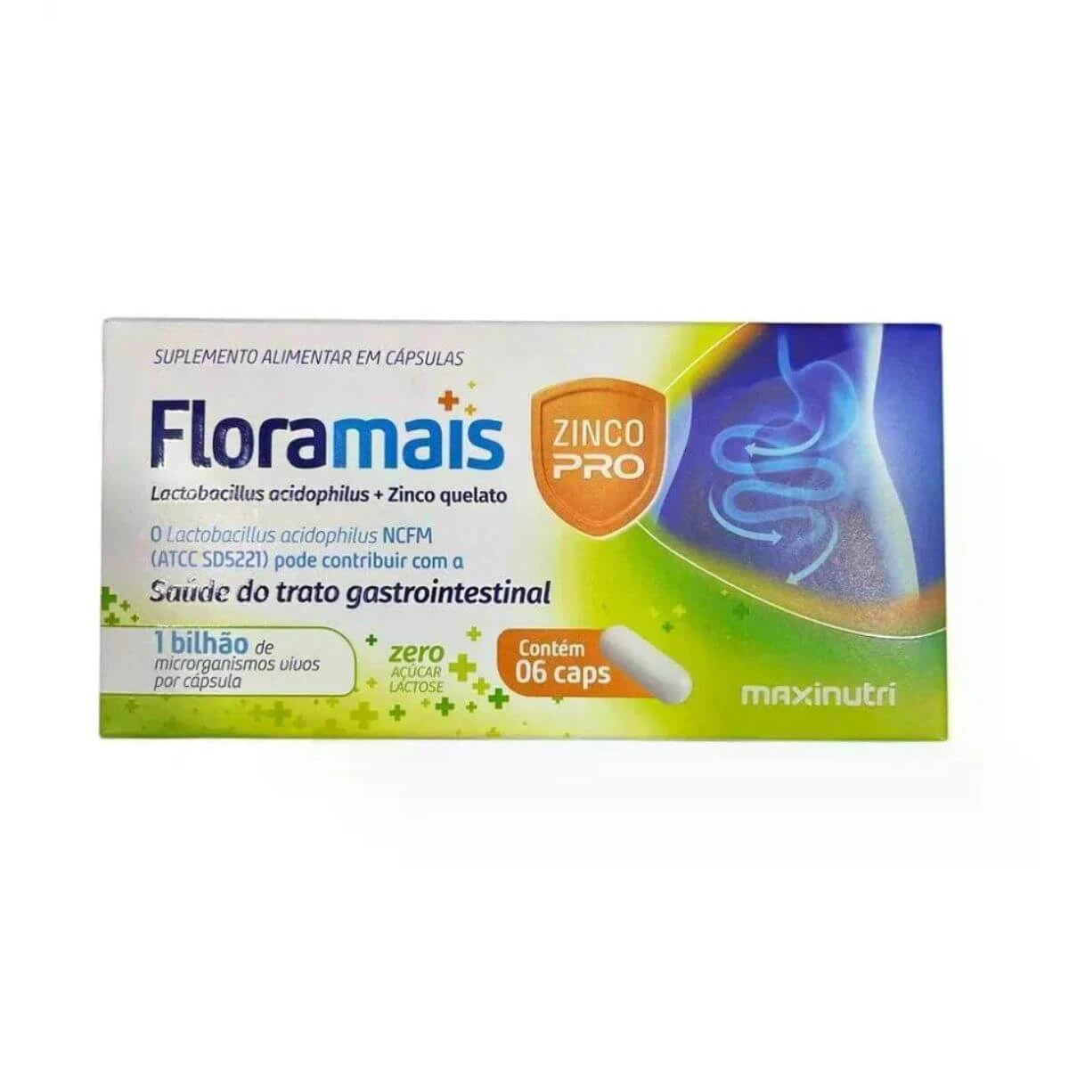 FLORAMAIS ZINCO PRO 6CPS - MAXINUTRI — Maxinutri | Farmácia Resyla